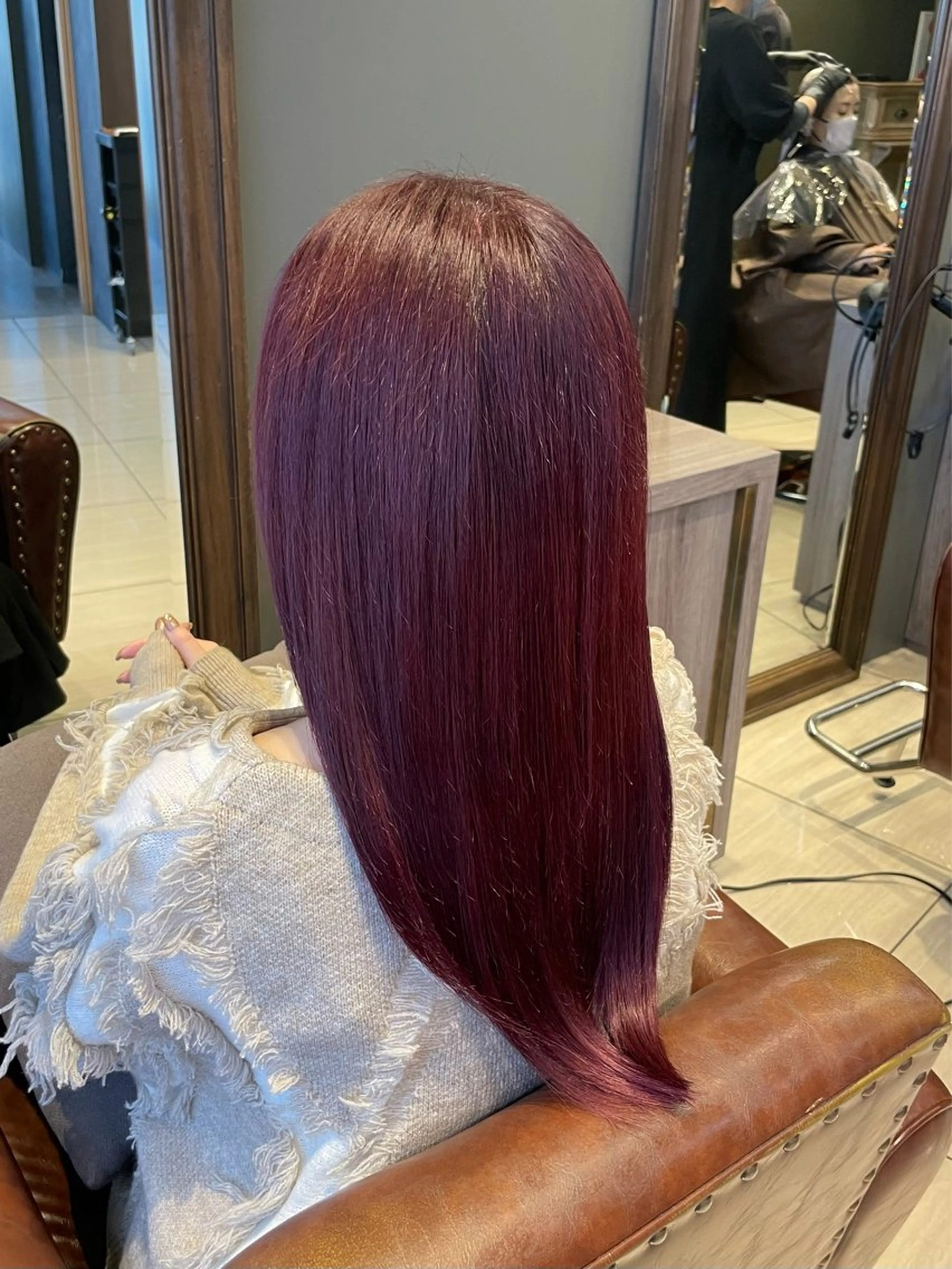 ロング 今村 南穂のヘアスタイル