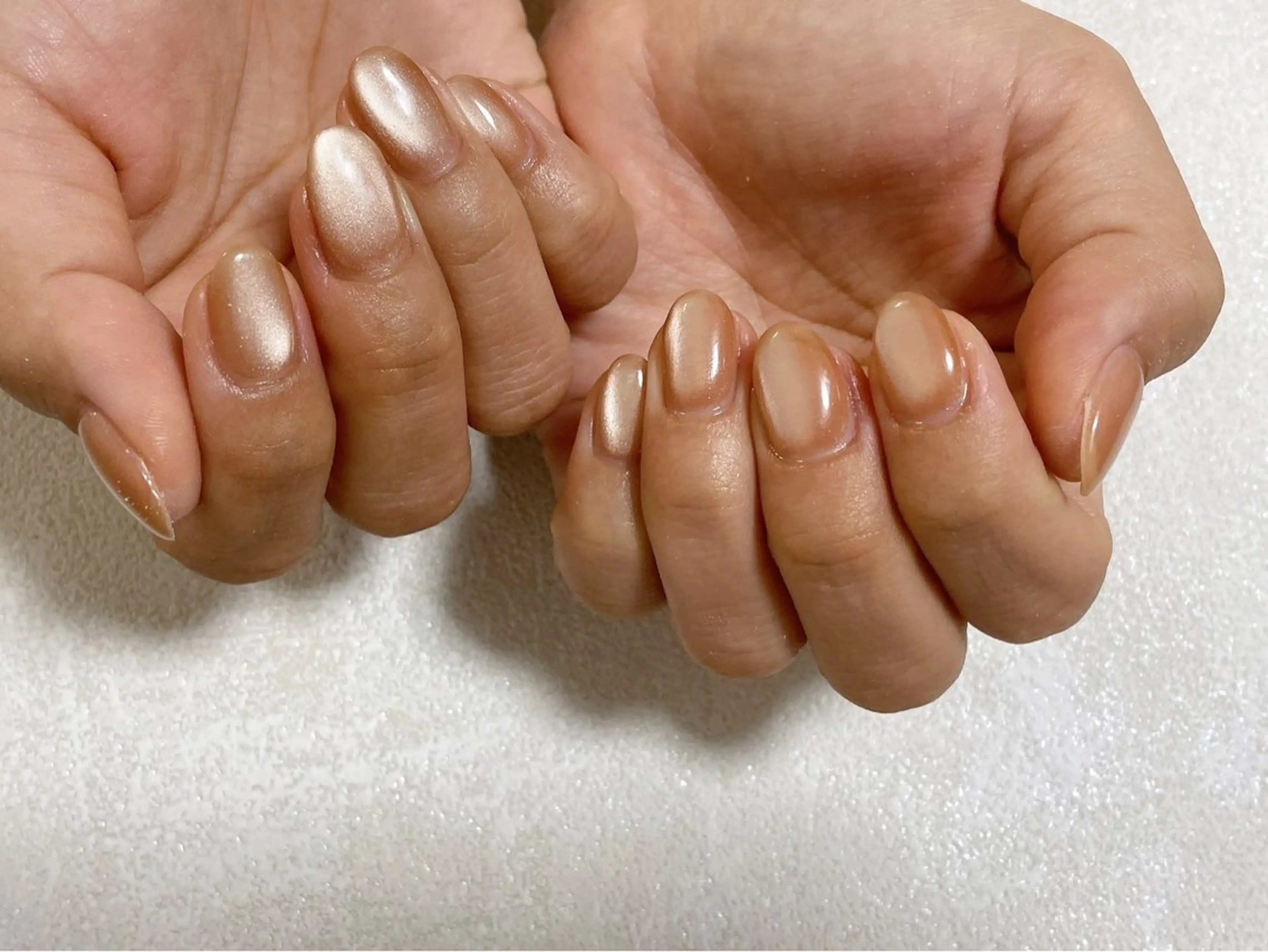 ネイル オーロラネイル フットネイル フレンチネイル ジェルネイル マグネットネイル ハンドネイル Mogu nail 二子玉川のネイルデザイン