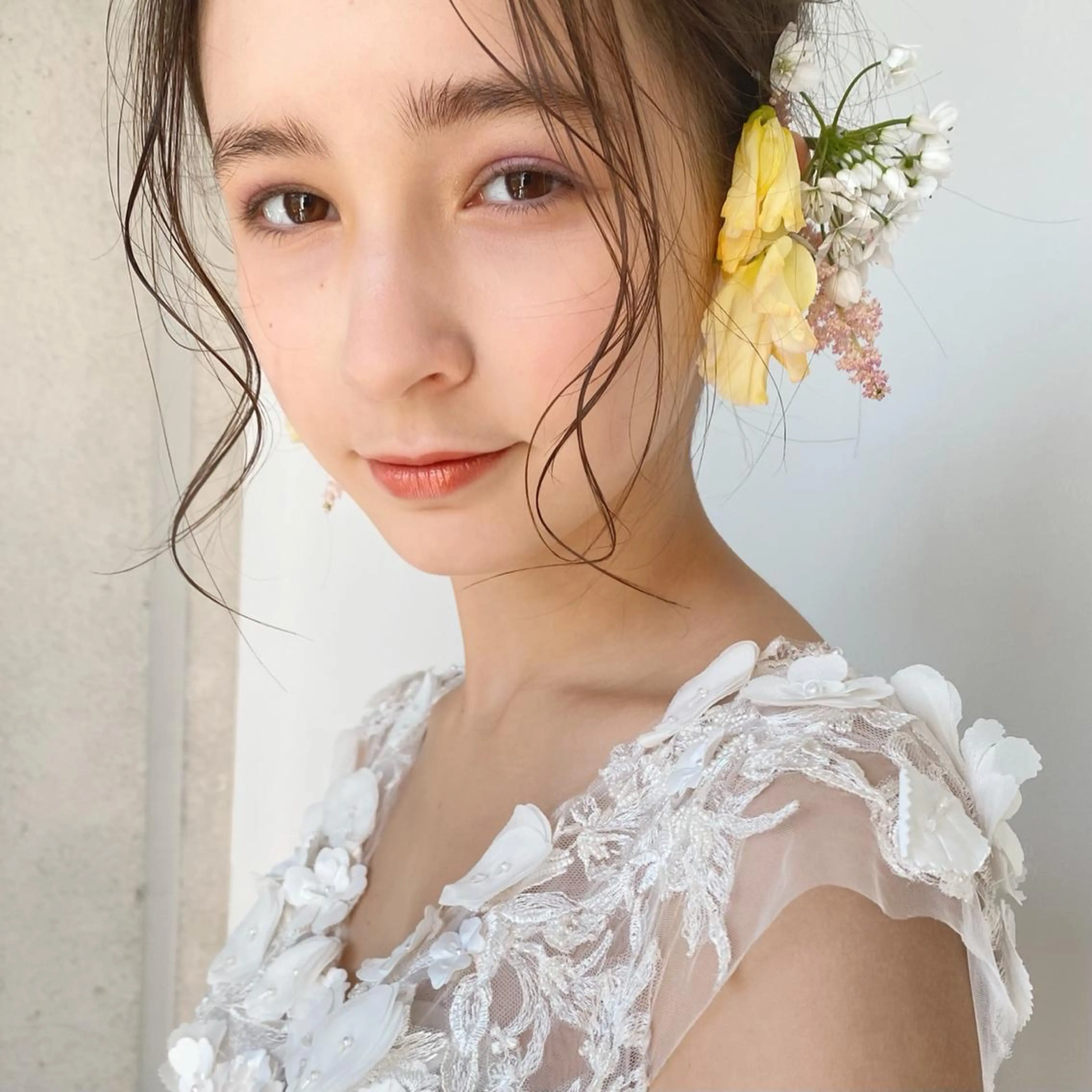 ロング カラー パーマ ヘアアレンジ メンズ キッズ ネイル マツエク・マツパ モリモト サナのヘアスタイル