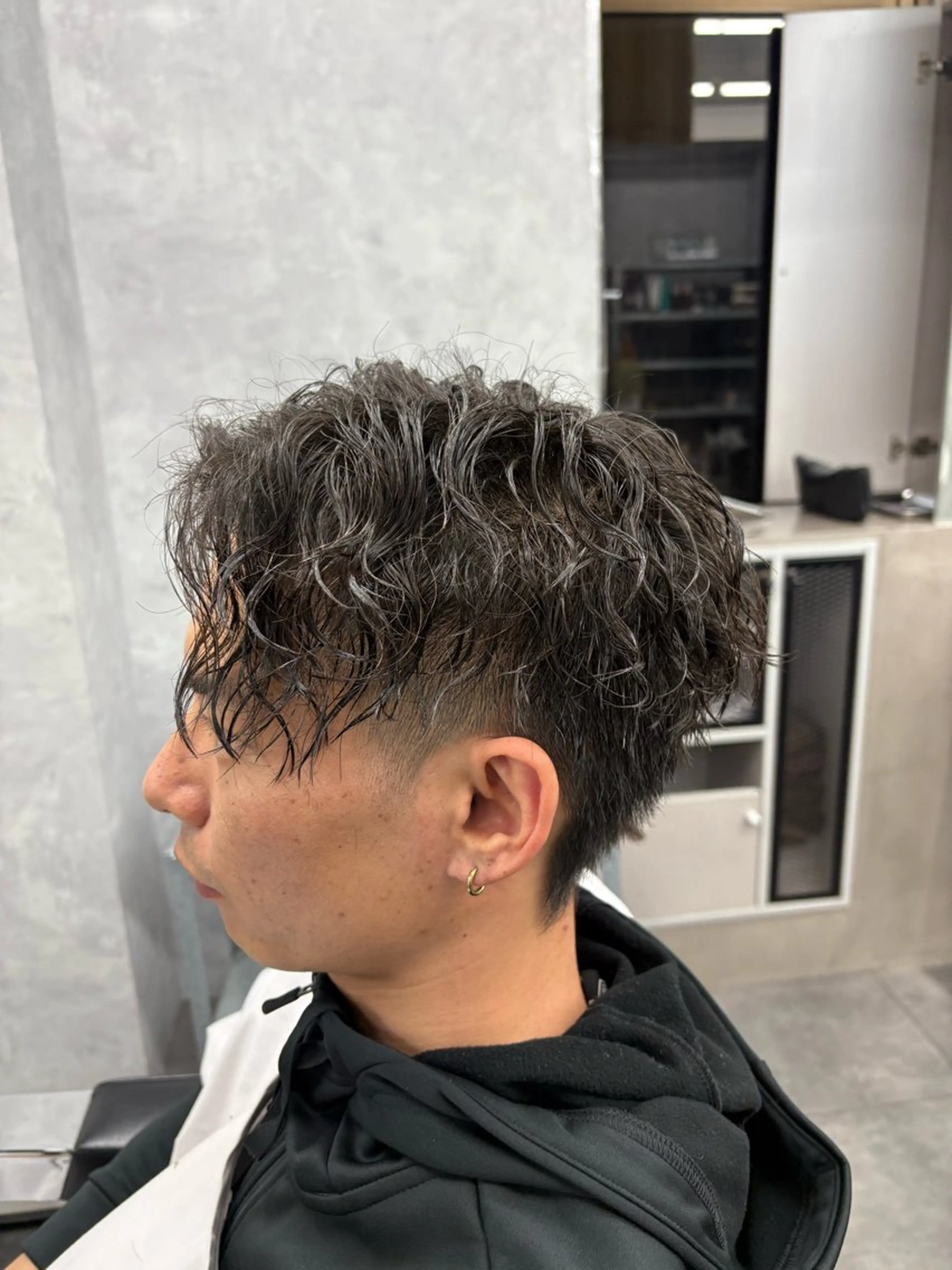 ショート メンズ メンズパーマ 本間 颯太のヘアスタイル