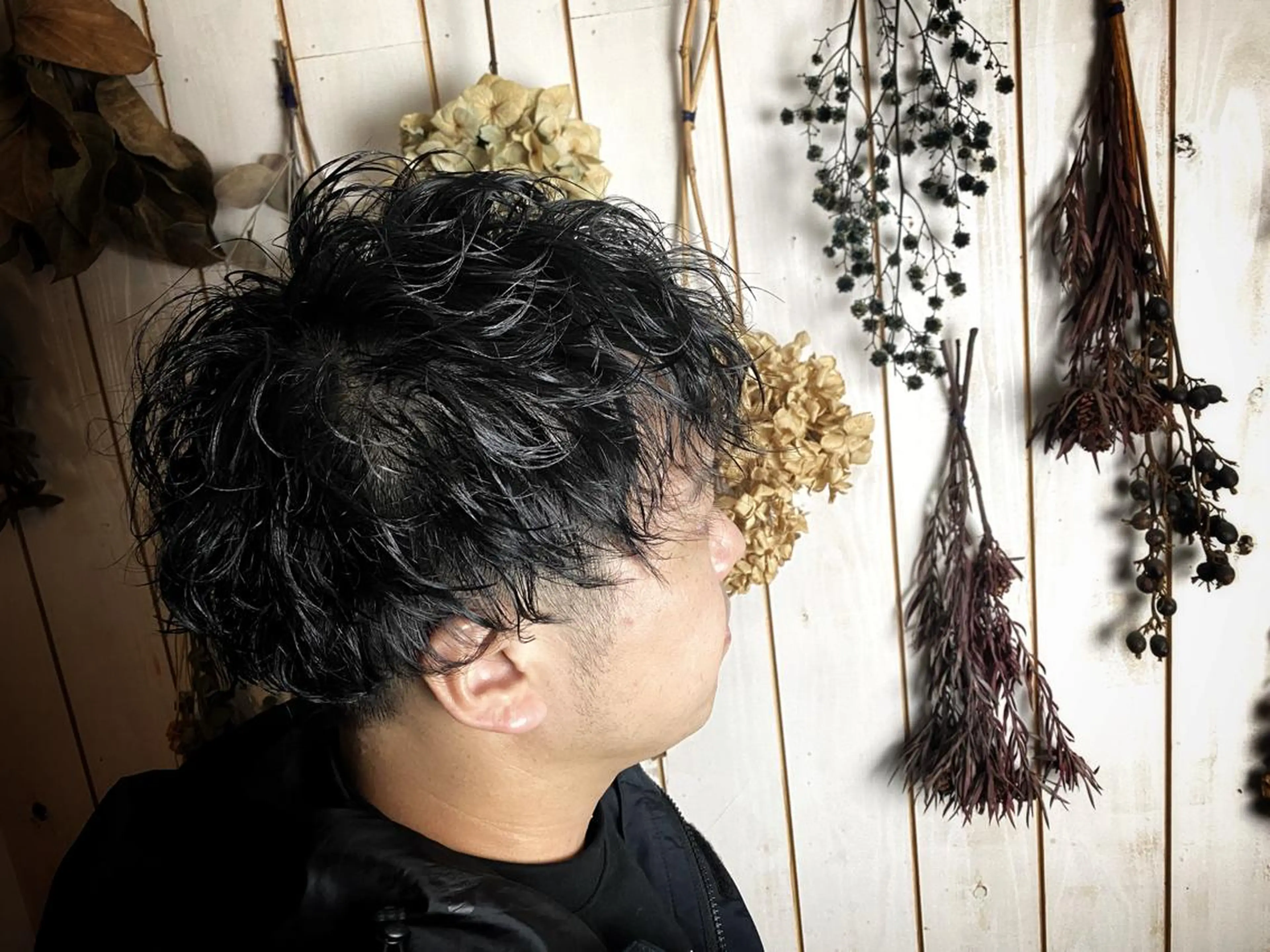 ショート パーマ メンズ カット パーマ LILIS hair design所属・LILIS hair designのヘアスタイル