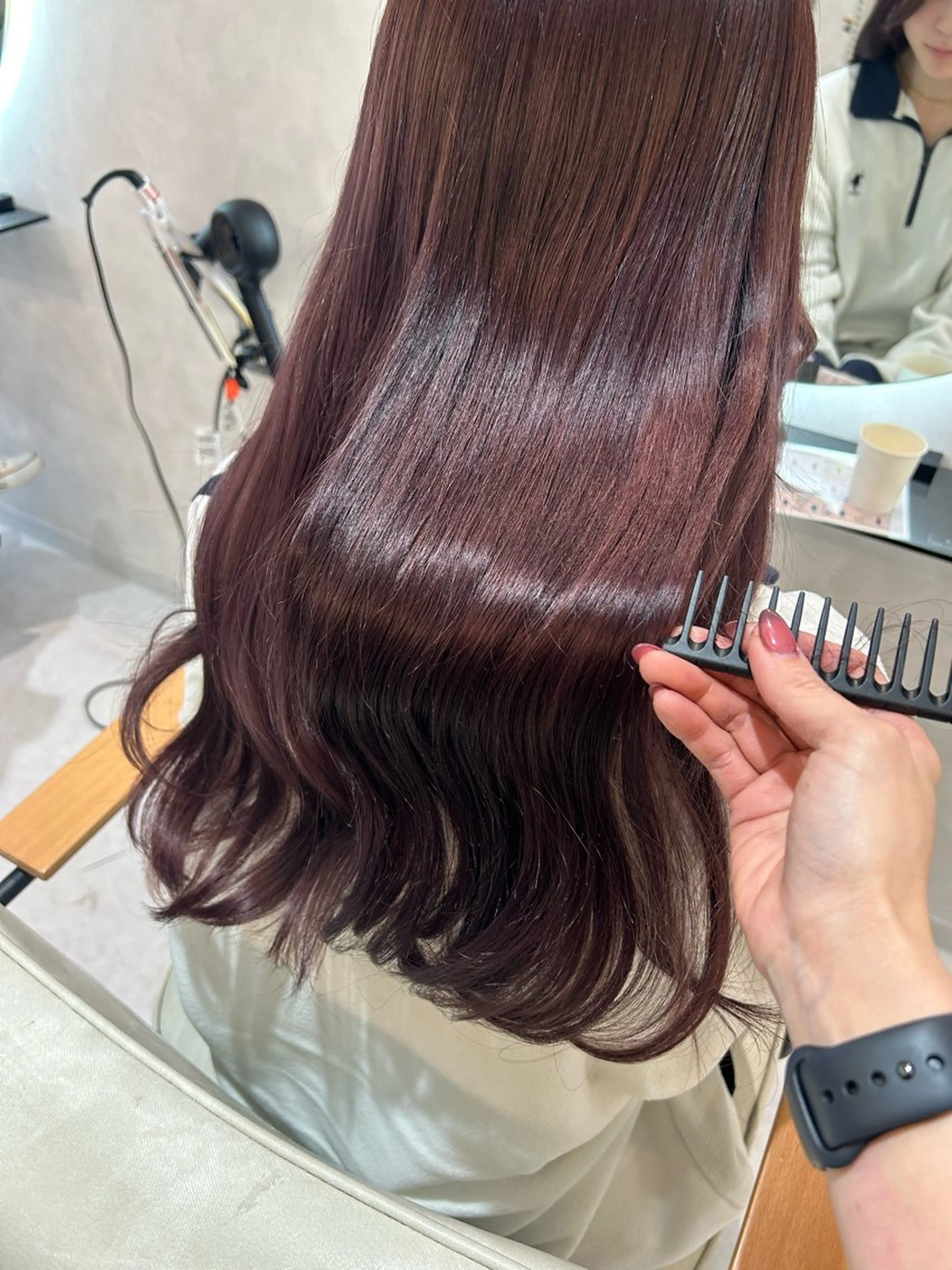 ロング enu所属・enu梅田 韓国ヘア ゆりのヘアスタイル
