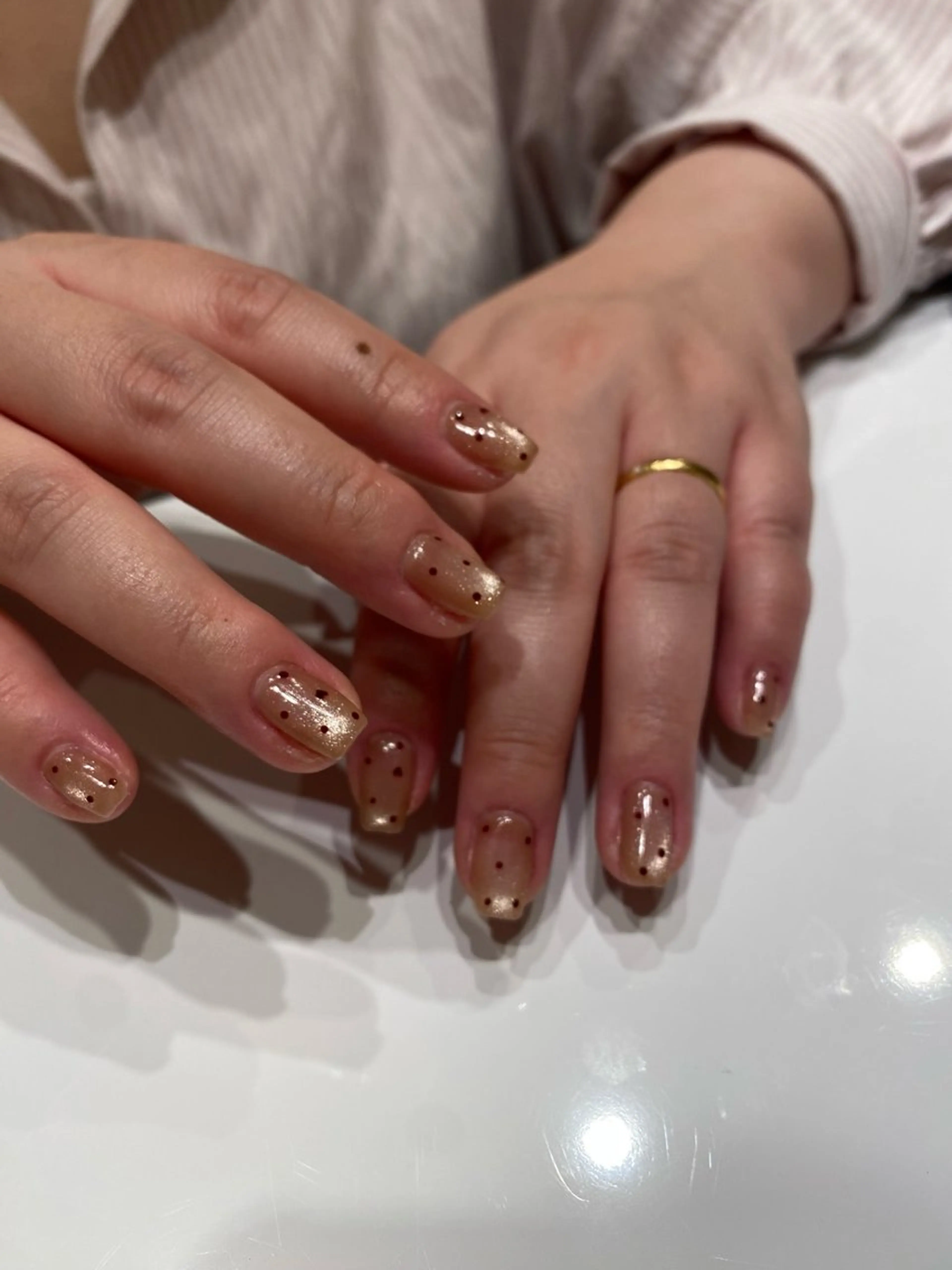 ネイル EARTH coiffure beaute 東松山店所属・町田 杏花のネイルデザイン