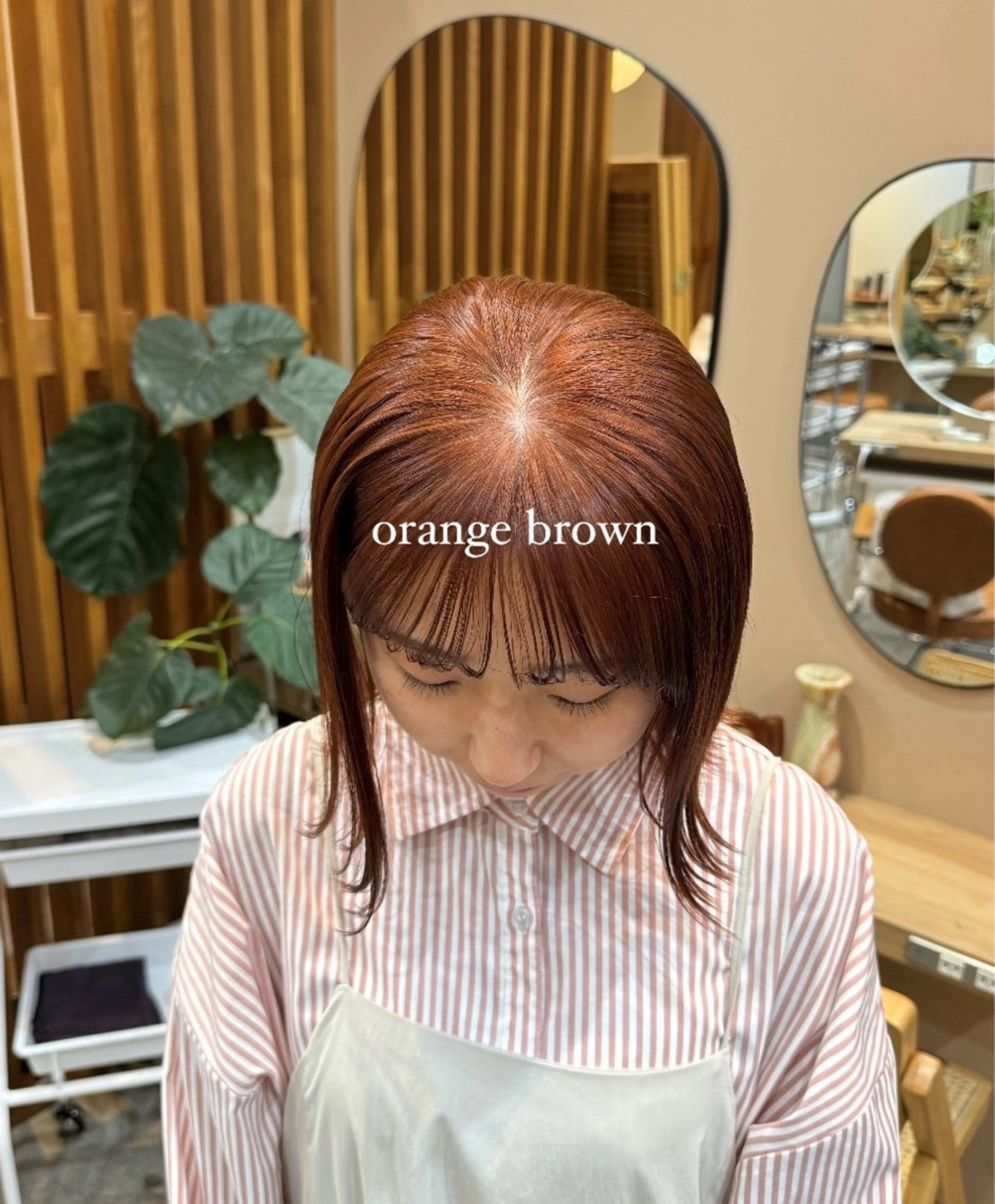 ショート カラー ダブルカラー/暖色/ オレンジ🍊ゆーなのヘアスタイル