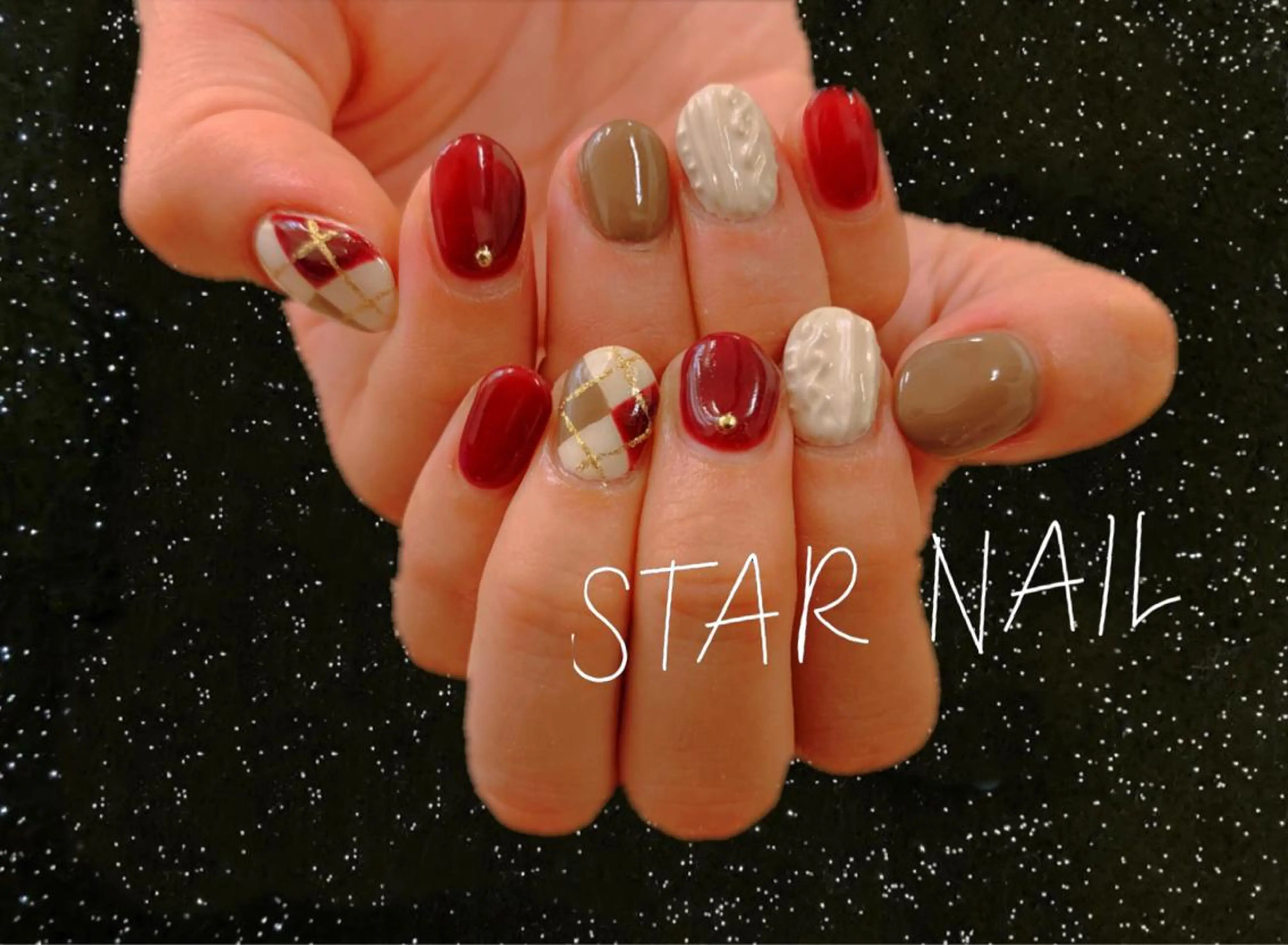 ネイル ボルドー 持ち込み STAR NAIL所属・STAR NAILのネイルデザイン