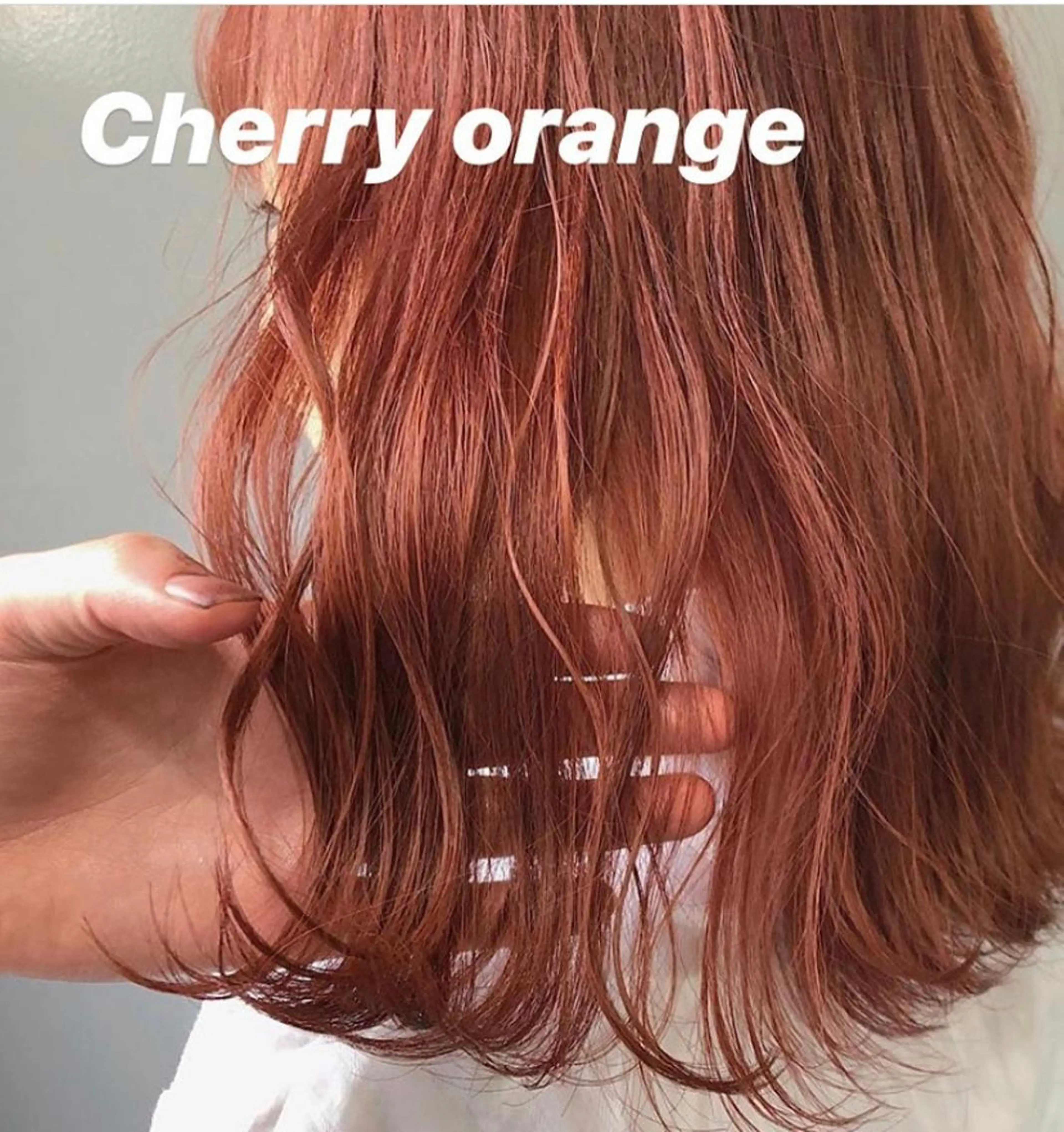 ミディアム カラー ブリーチ オレンジ カット ヘアカラー トリートメント 松尾太樹 【pia】福岡美容室のヘアスタイル