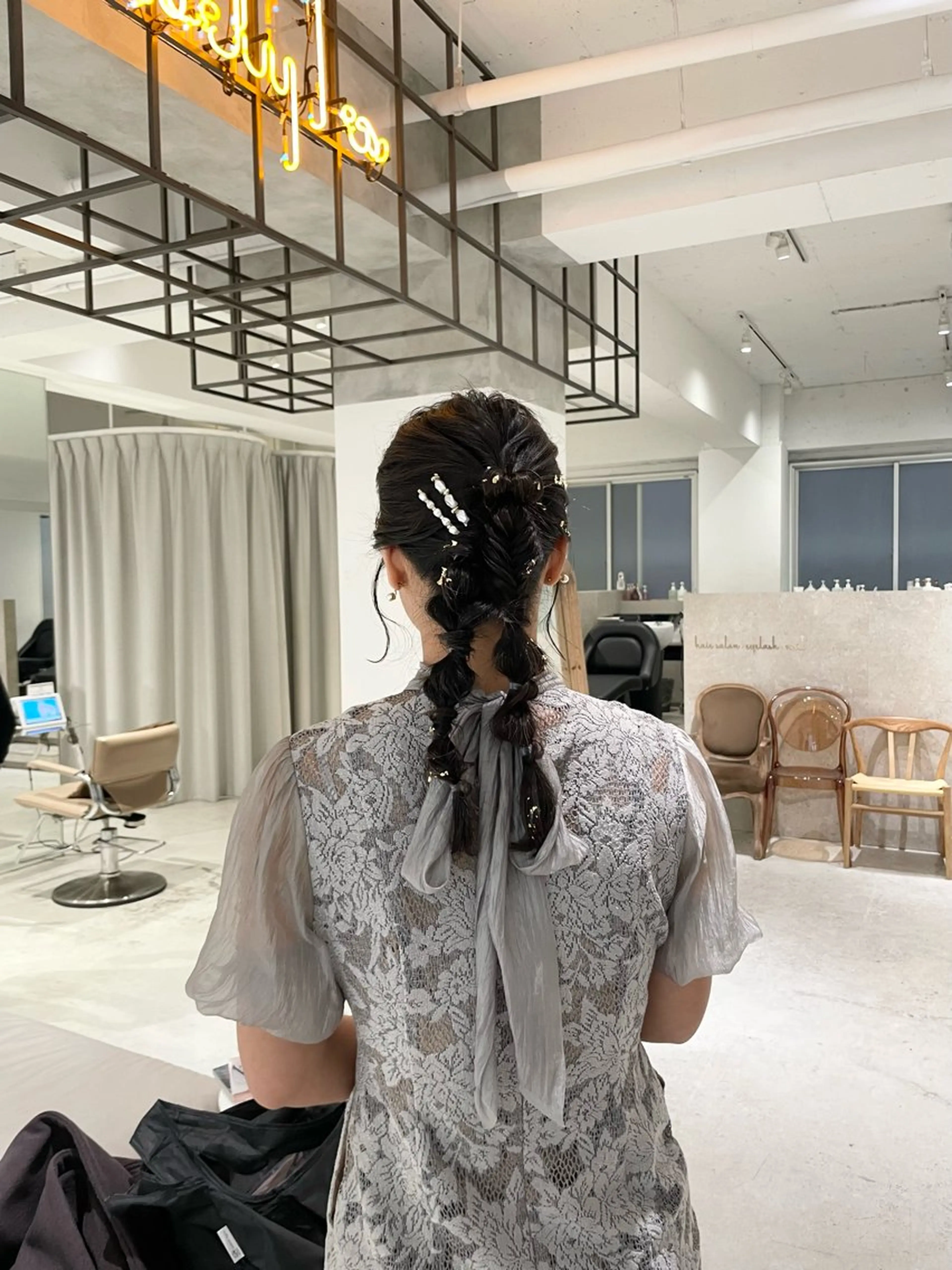 ロング ヘアアレンジ ヘアセット loely 💞miyuのヘアスタイル