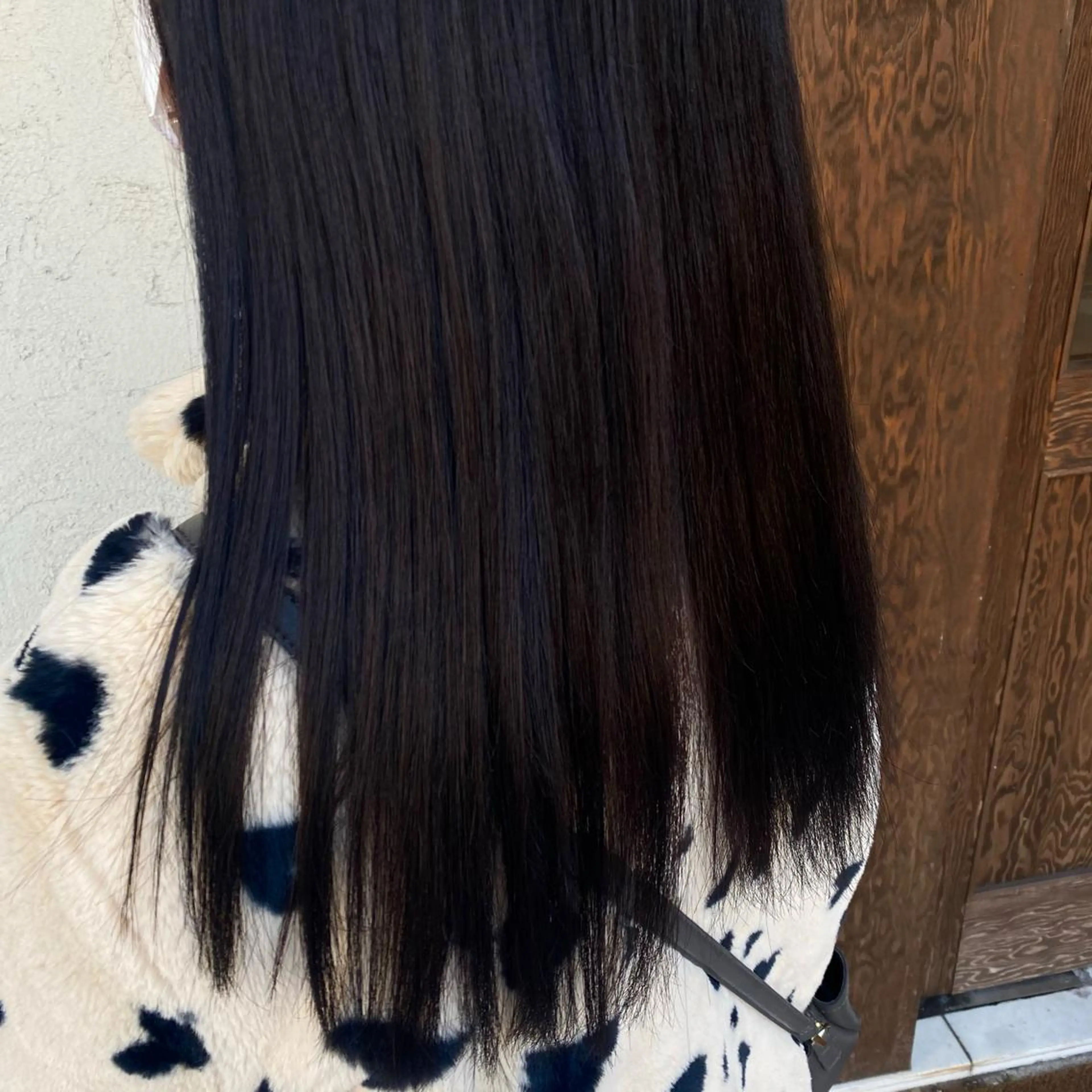 ロング 縮毛矯正 トリートメント しもかわ かほのヘアスタイル