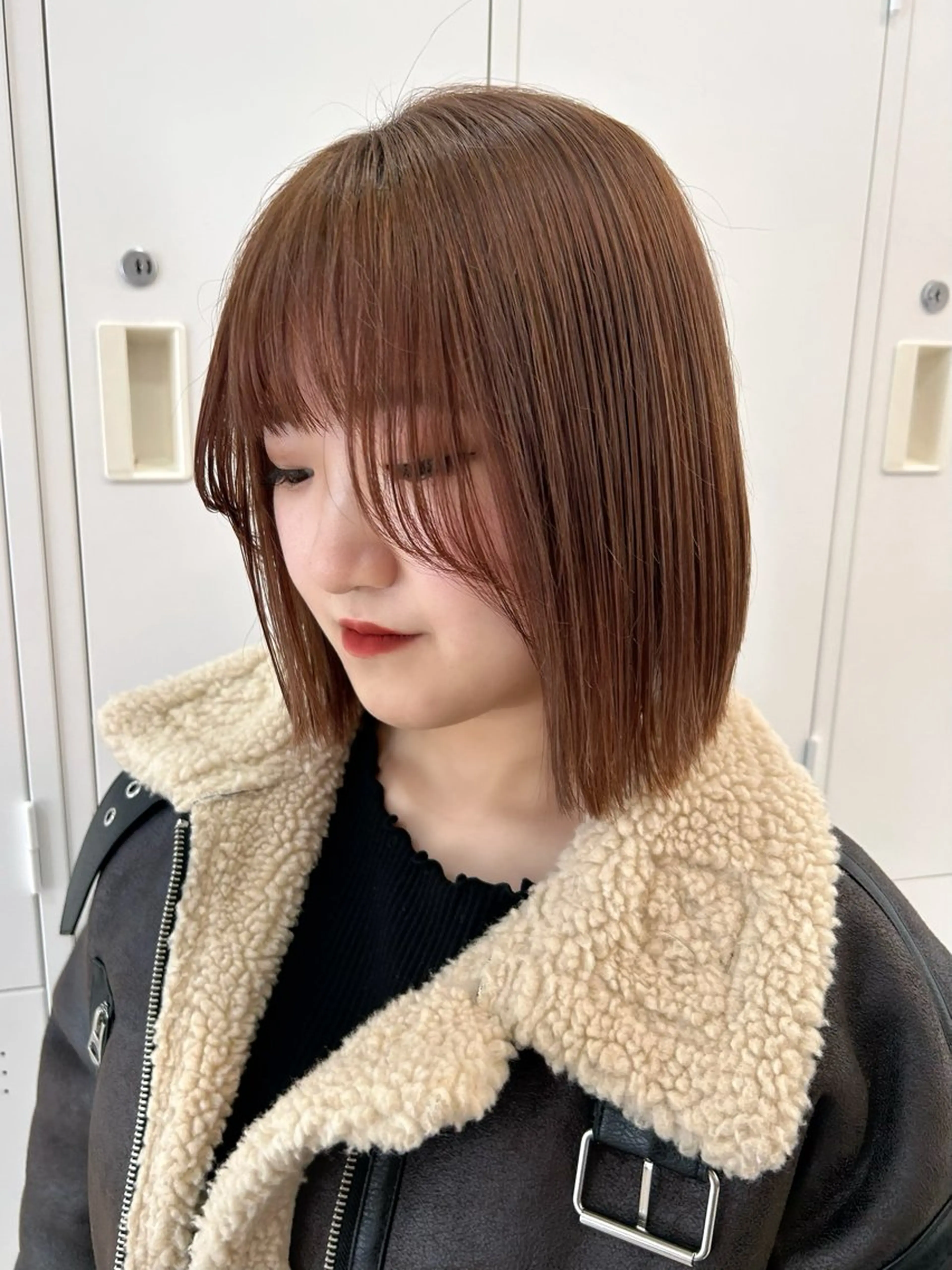 ミディアム ヘアカラー Happiness 梅田茶屋町店所属・曽根 玲奈のヘアスタイル
