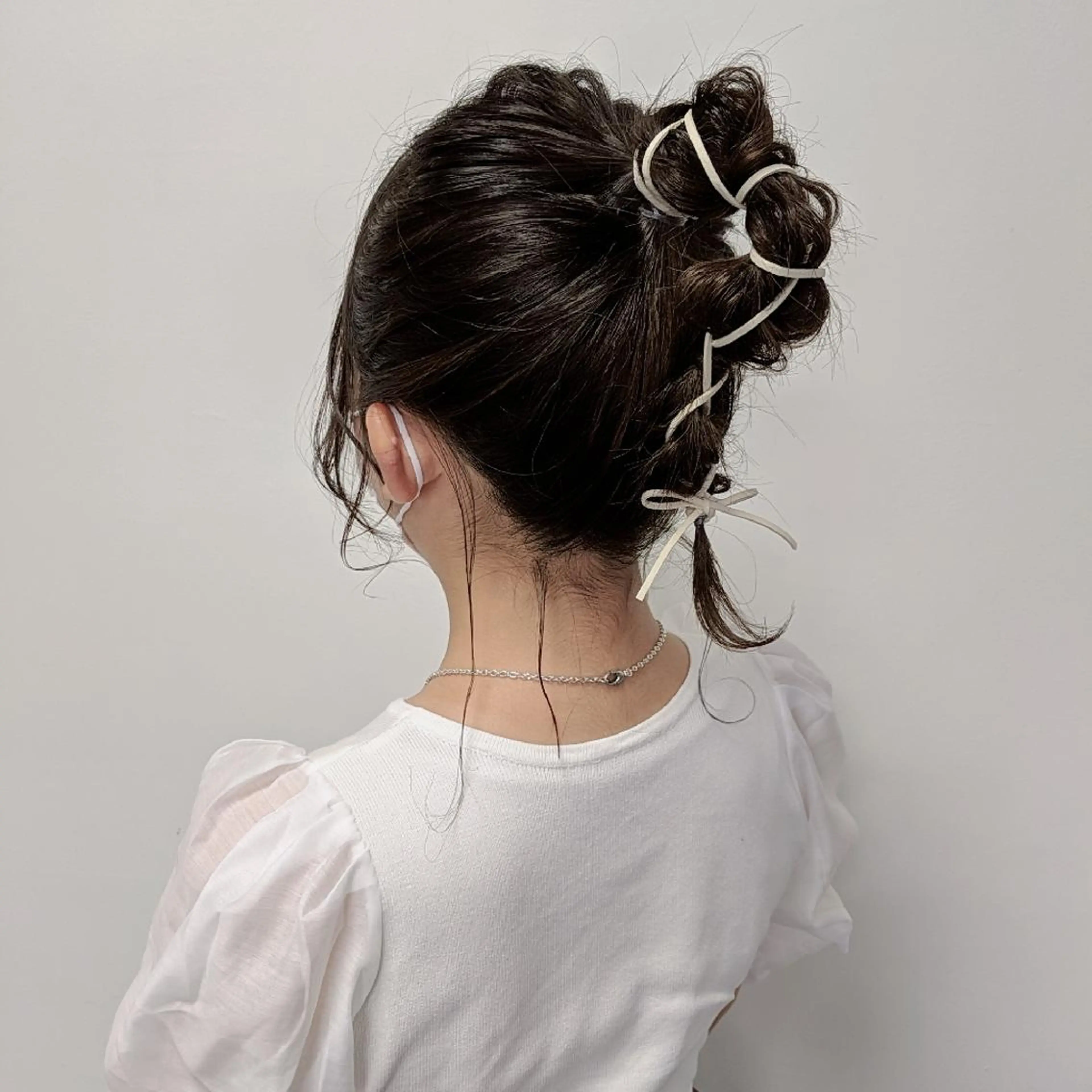 ミディアム ヘアアレンジ 玉ねぎヘアー PRIVATE SALON EYES所属・EYES リアのマツエク・マツパデザイン