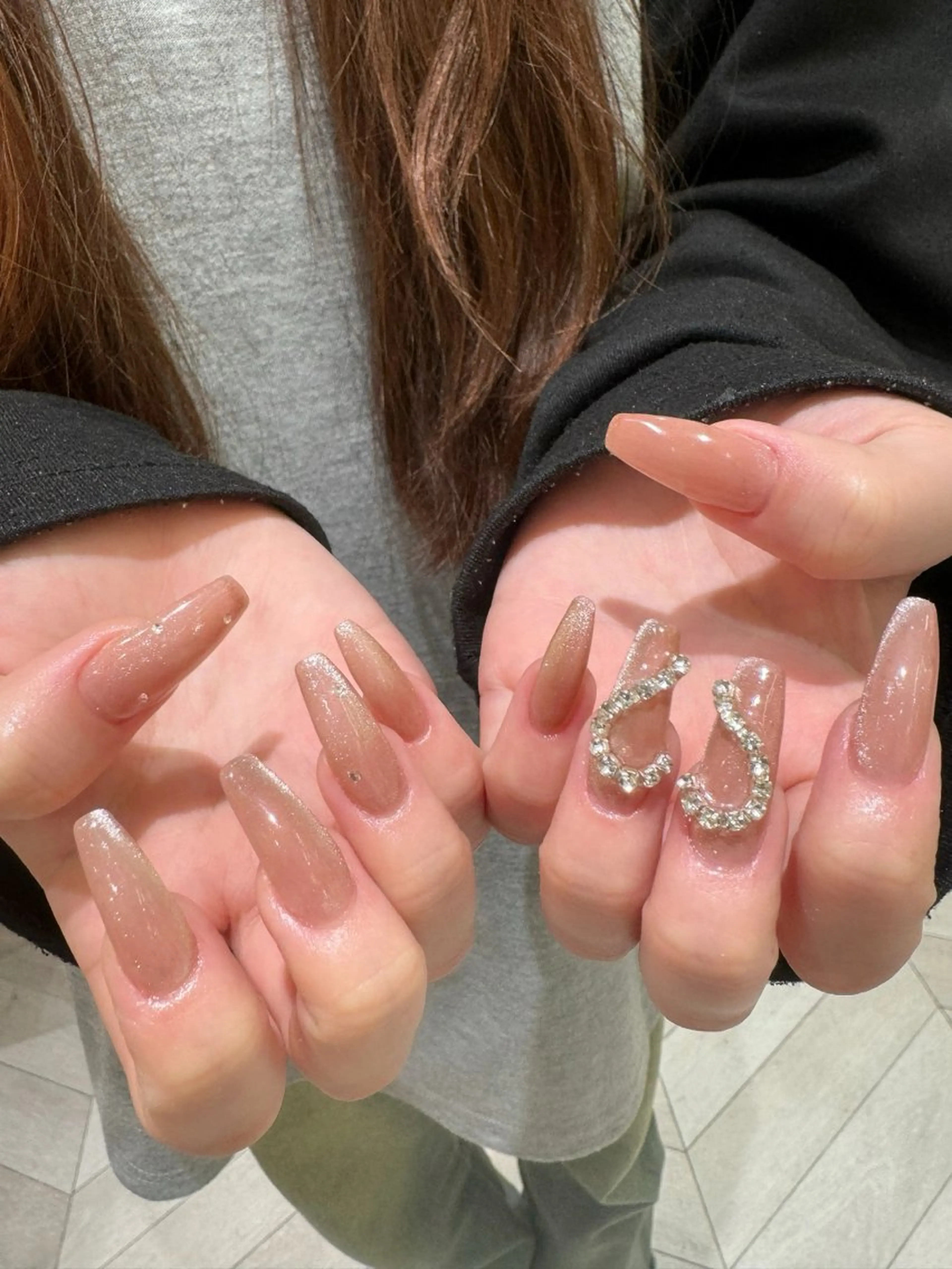 ネイル ハンドネイル なぽ ❤︎ y2k/韓国nailのマツエク・マツパデザイン