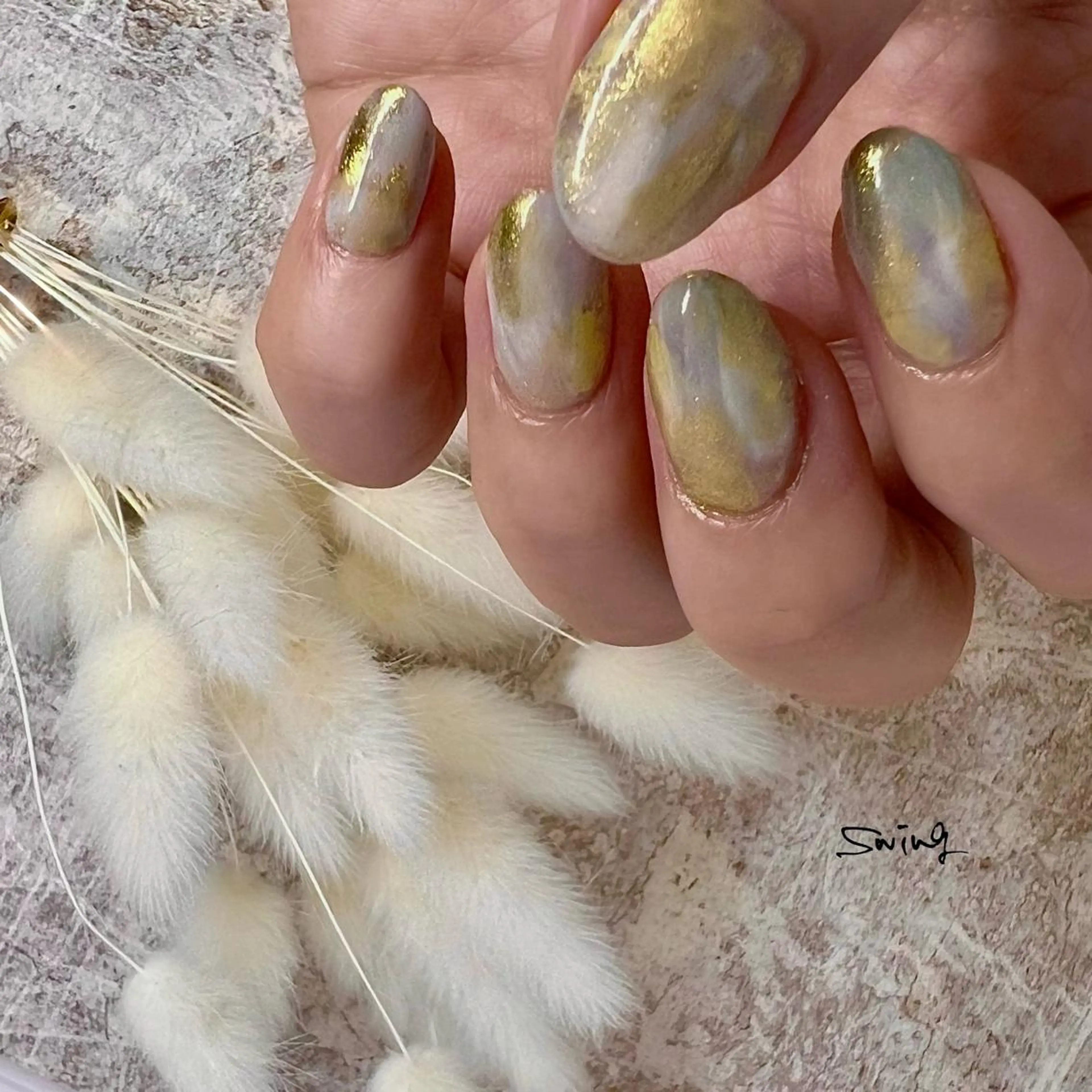 ネイル ブルー SWING Nail Salon所属・Yoshida Takakoのネイルデザイン