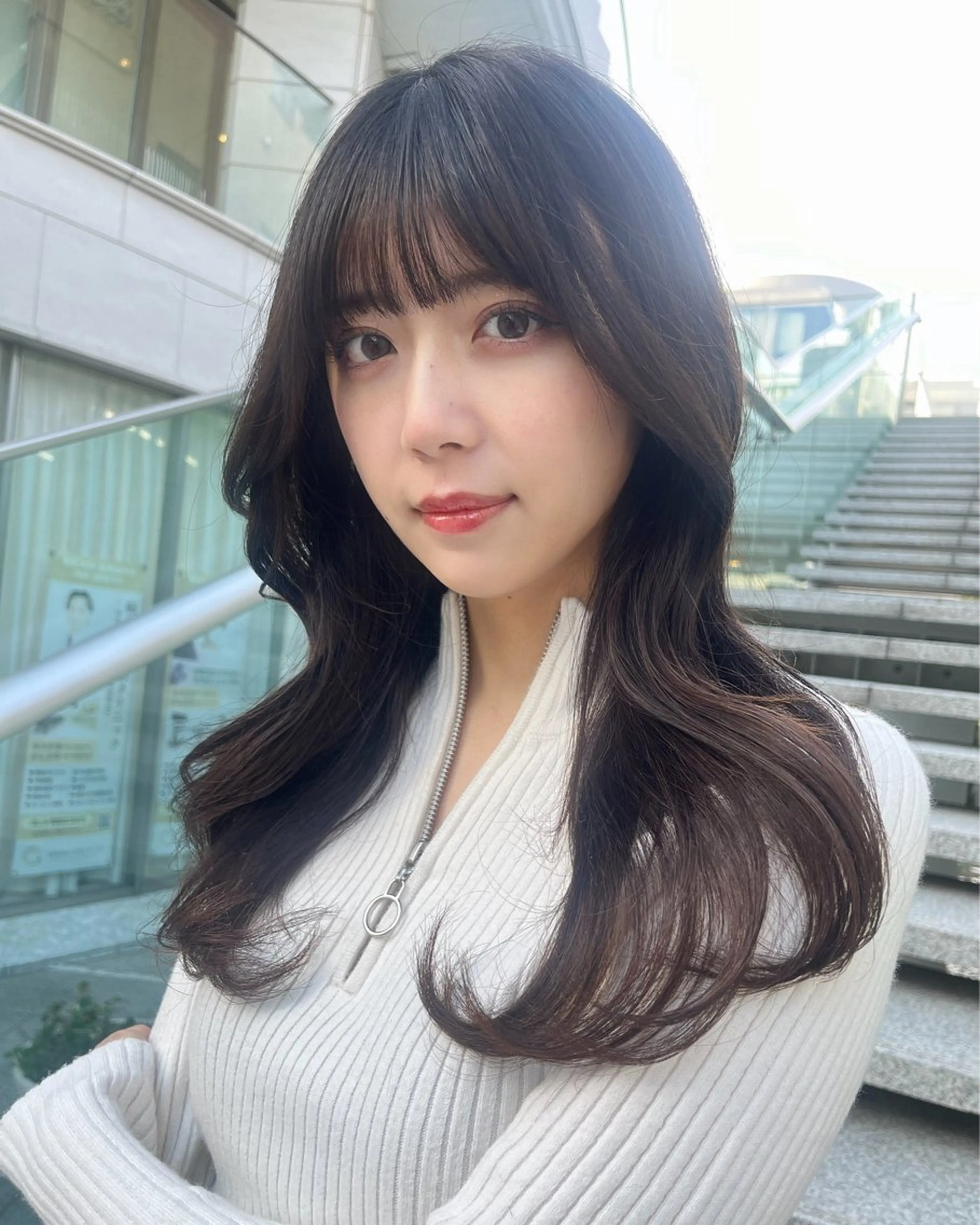 ロング カラー ヘアアレンジ 🫧‪モテ髪の達人 🫧‪ハルカ💞のヘアスタイル