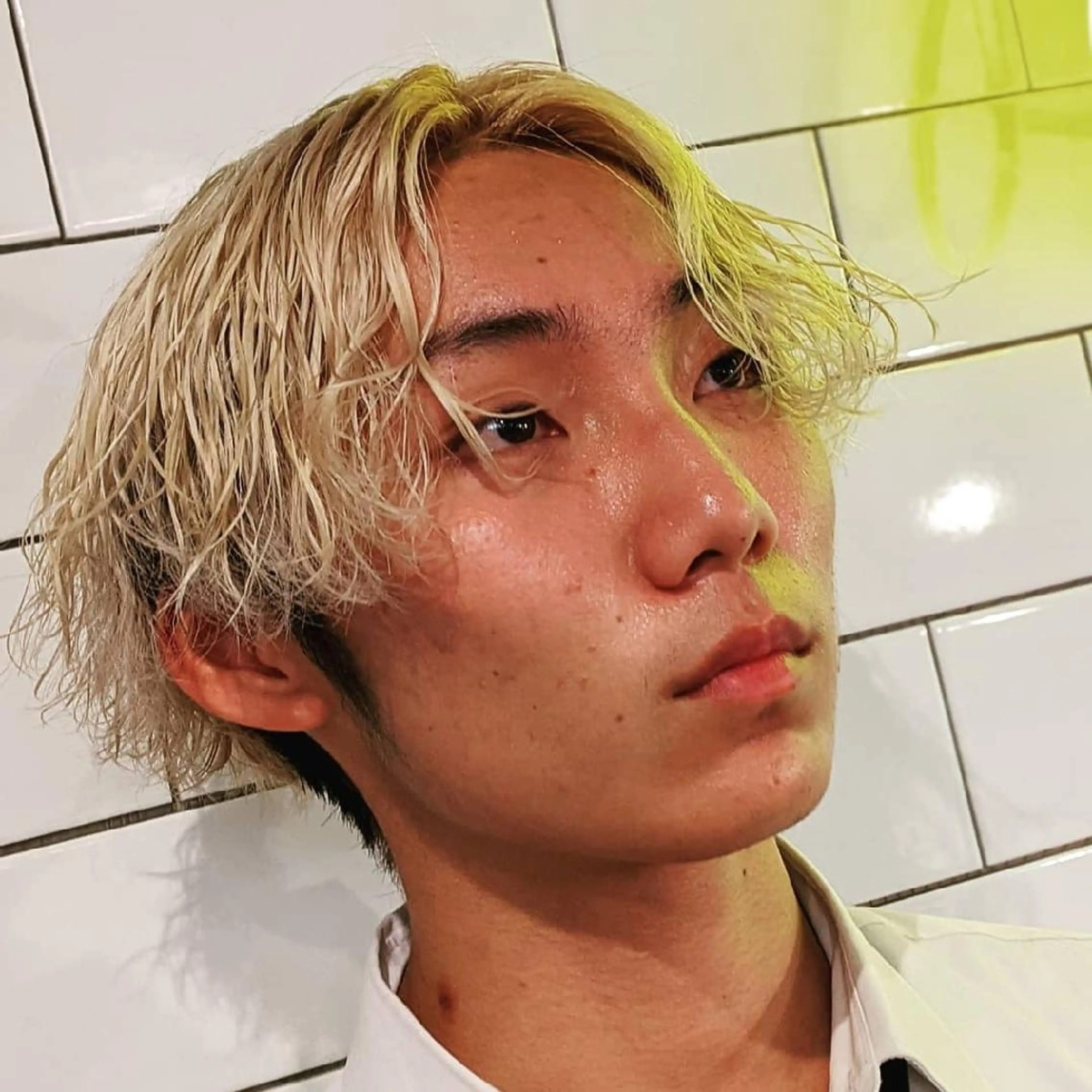 カラー メンズ メンズブリーチ ブリーチ FRANK'SBARBER所属・💈山本  卓士💈のヘアスタイル
