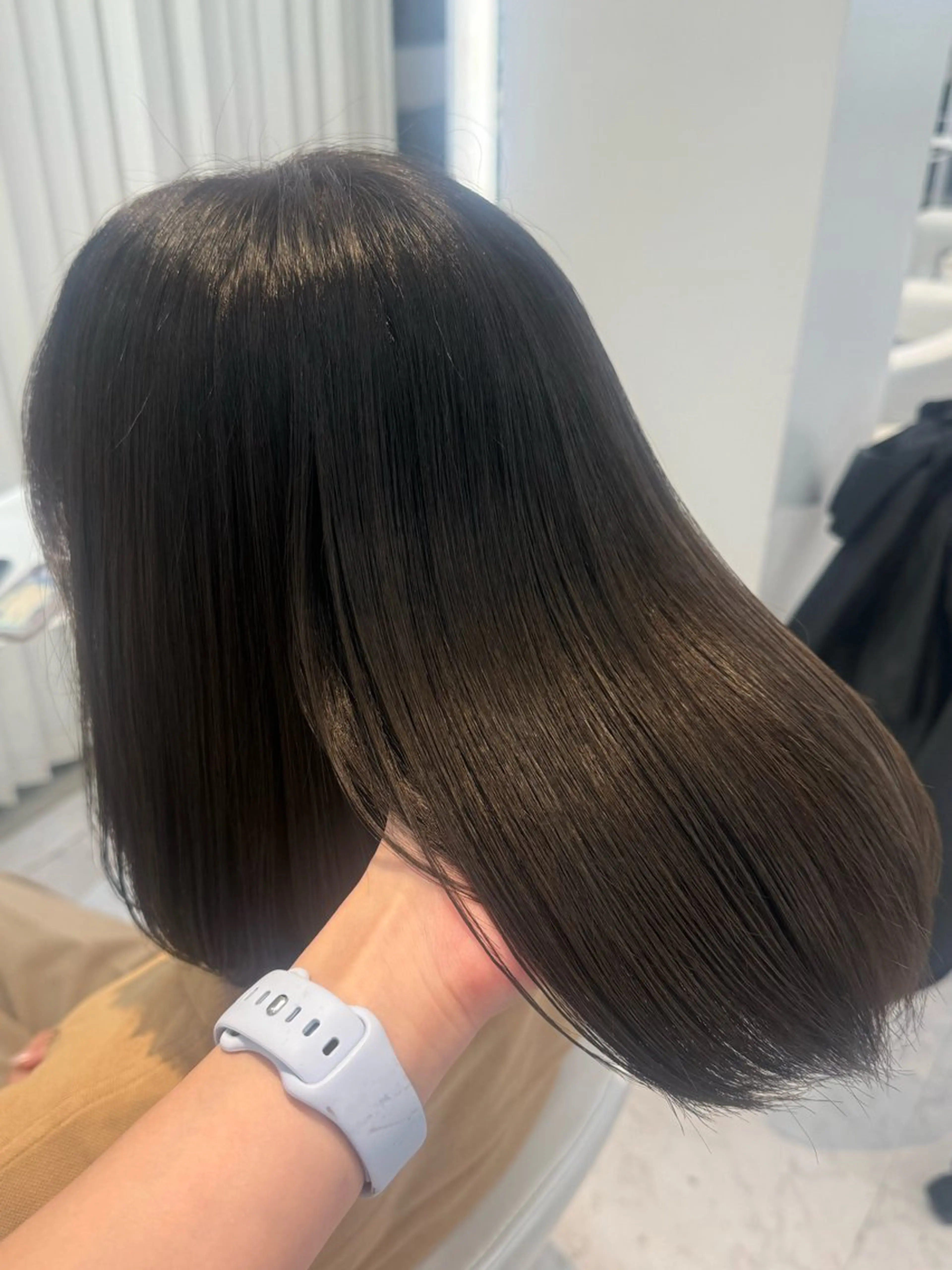 カラー 透明感カラー グレージュ ヘアカラー トリートメント 山本 彩楓のヘアスタイル