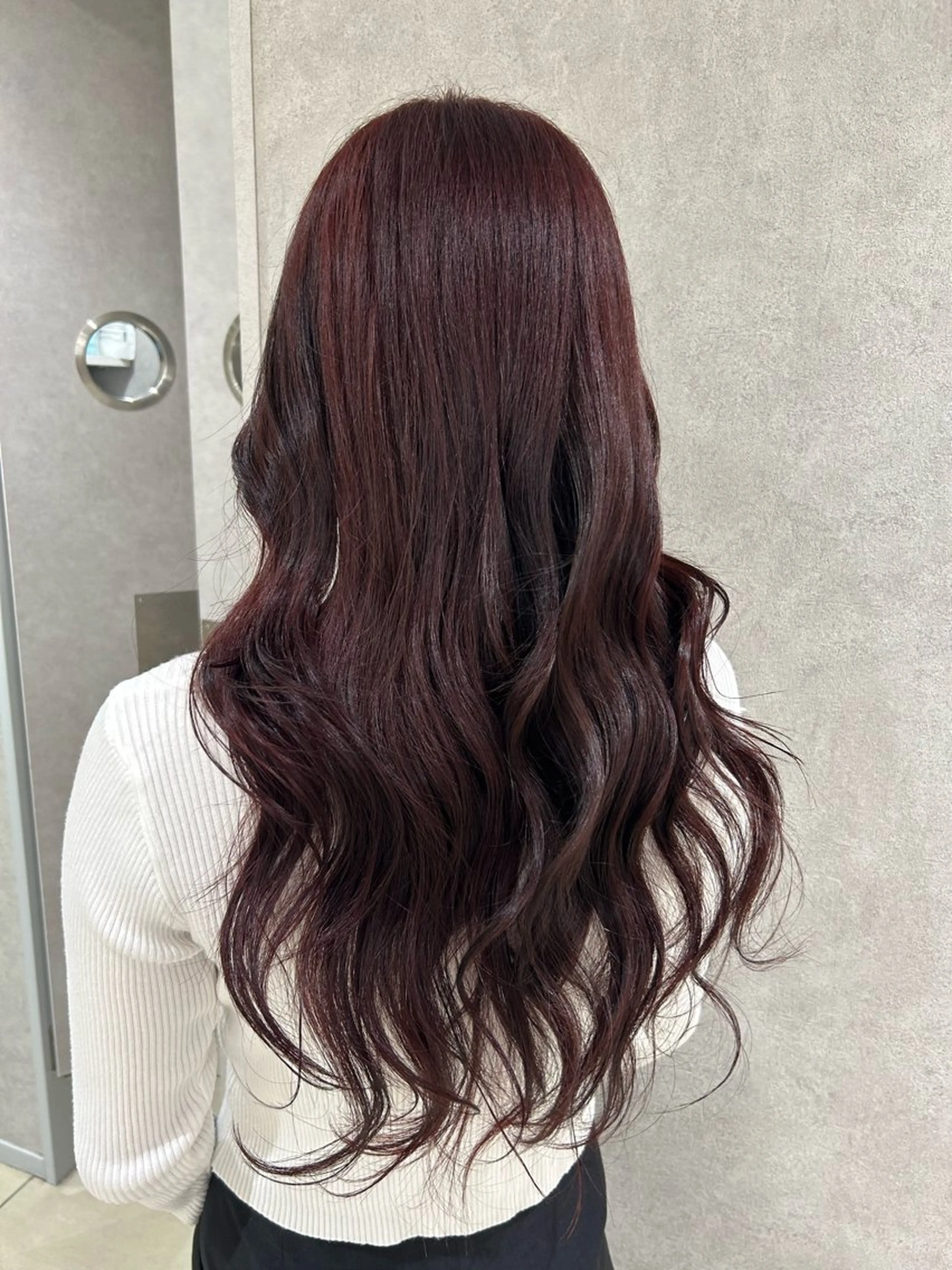 ロング カラー ヘアカラー 韓国ヘアカラー/ 室岡　咲希のヘアスタイル
