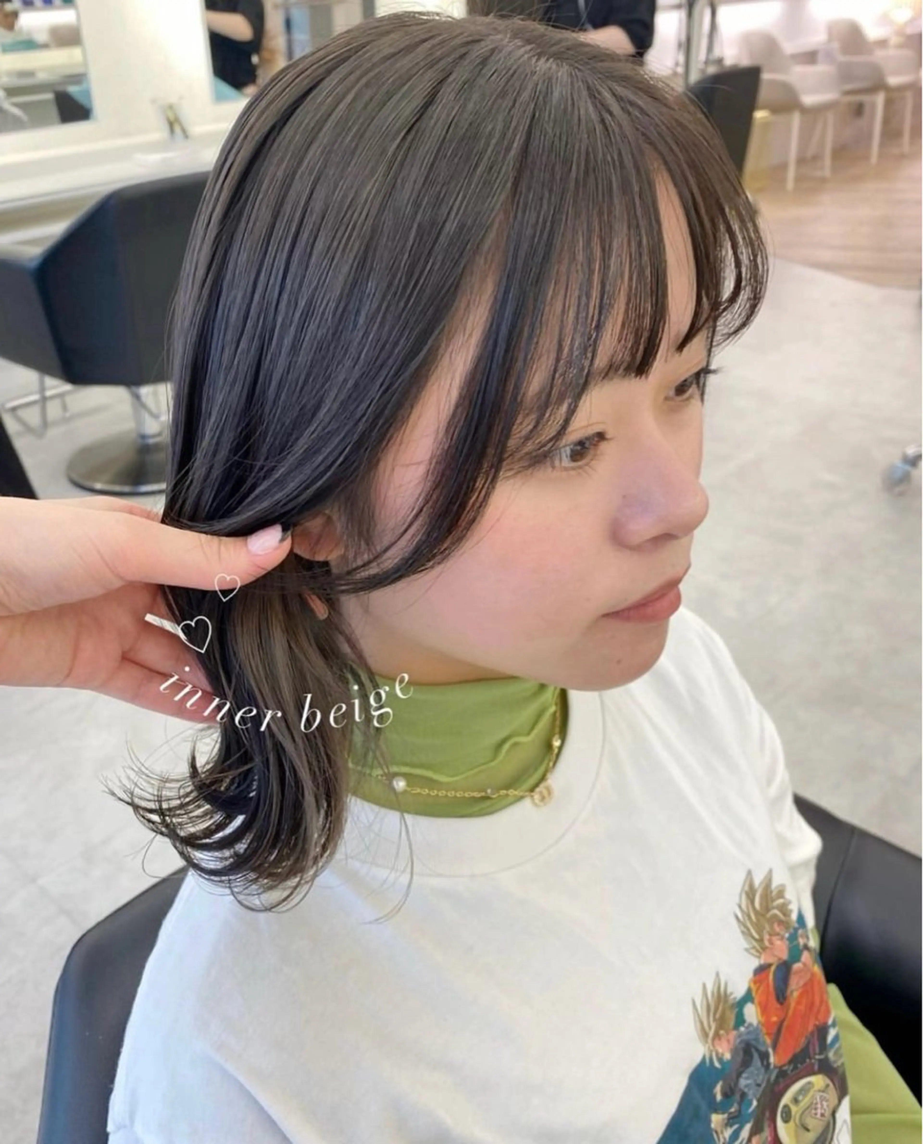 ミディアム カラー ヘアカラー ParveMix♡ 加藤理沙のヘアスタイル