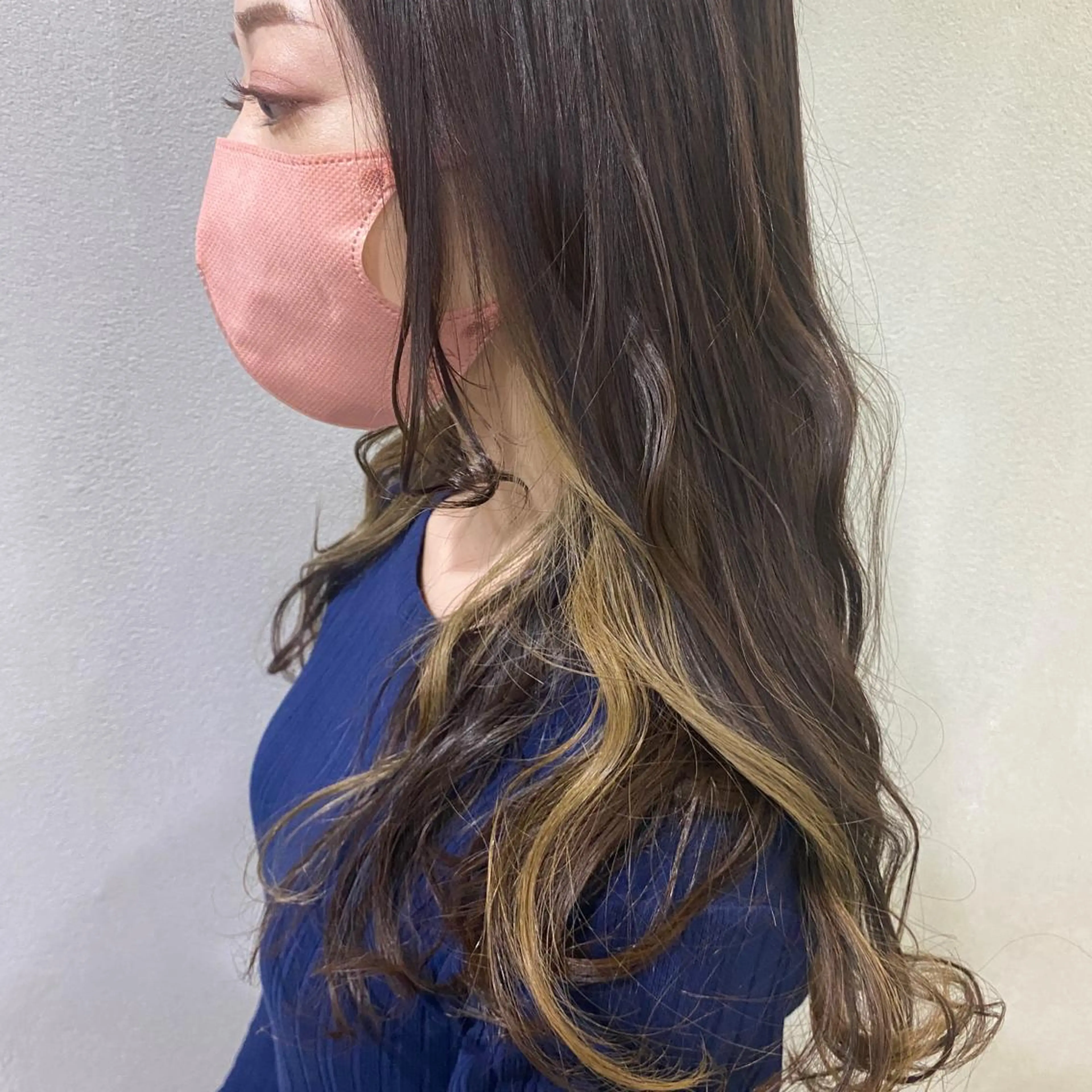 ロング カラー Ii所属・舟橋 りんかのヘアスタイル