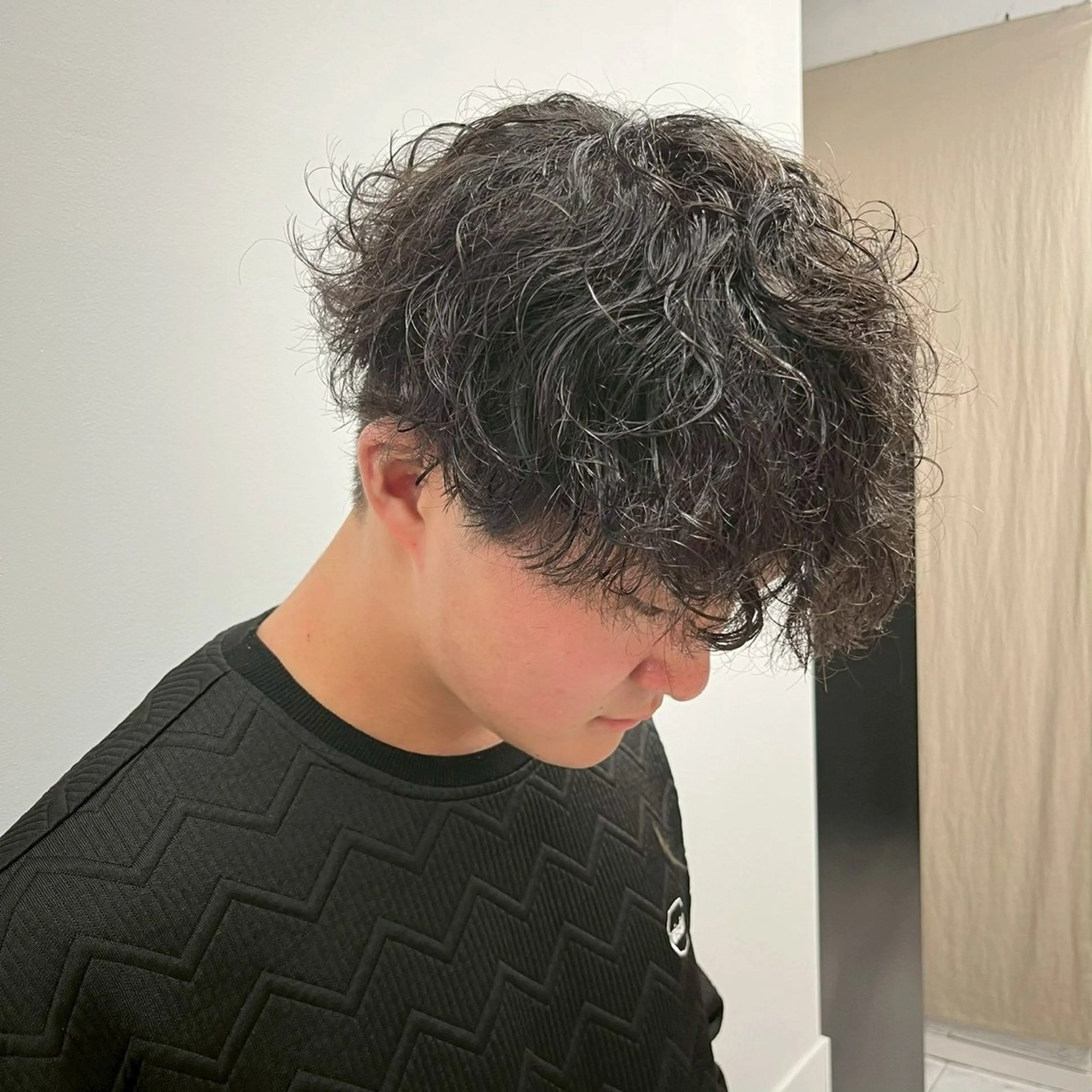 men's parm + treatment🌀 / メンズ限定パーマの写真