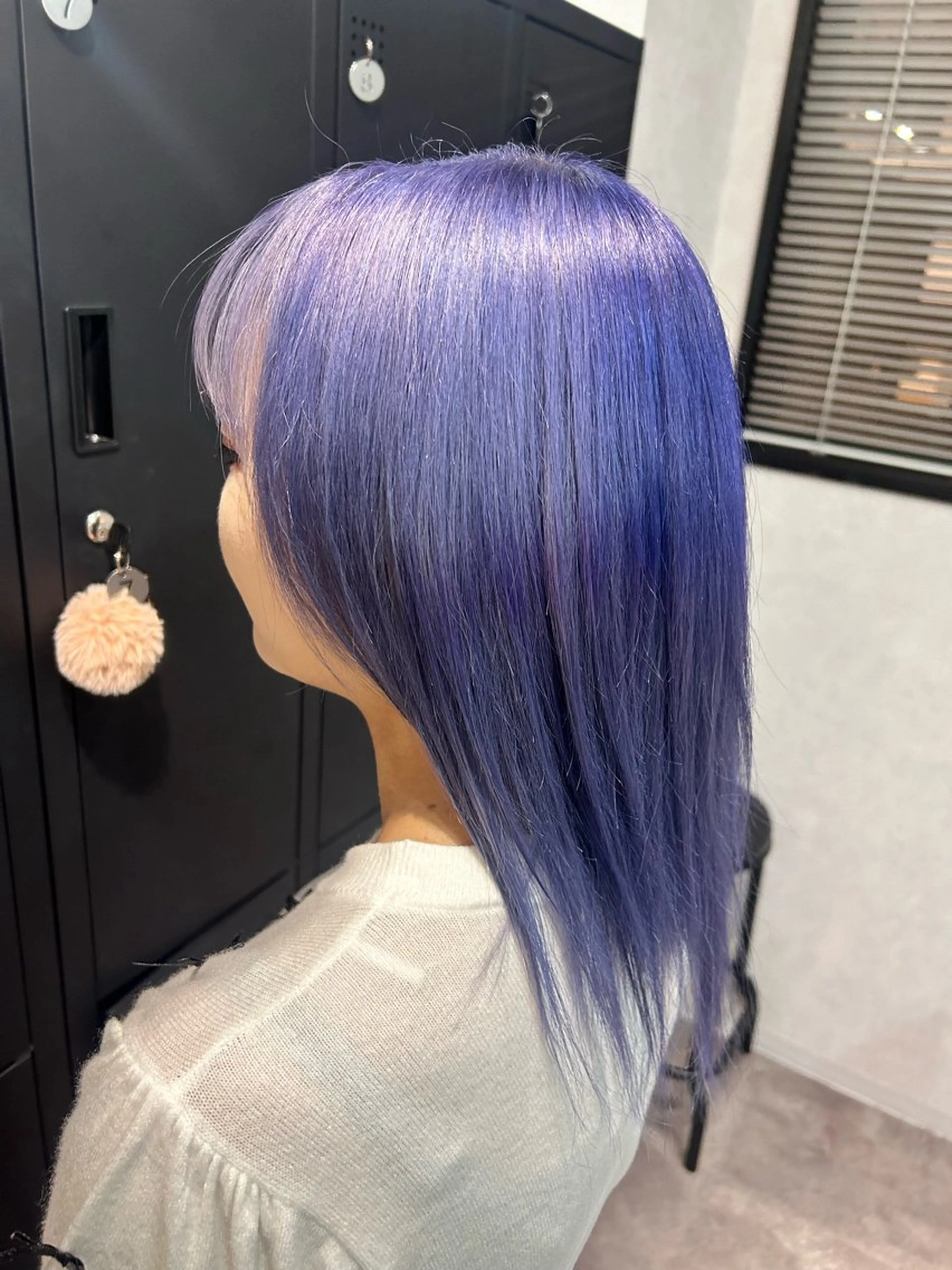 ミディアム ヘアカラー トリートメント エクステ/心斎橋/ ハイトーン/ミサキのヘアスタイル