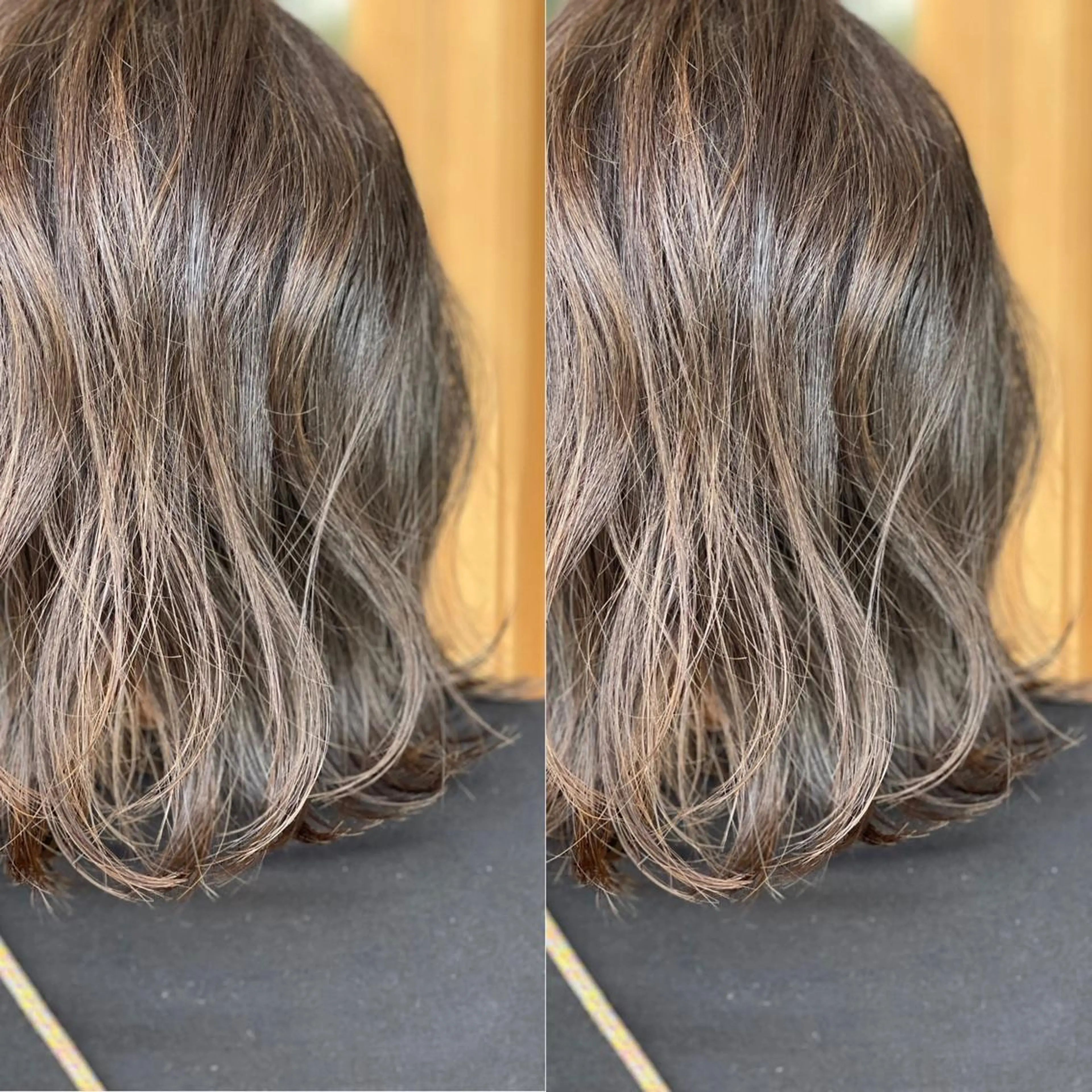 セミロング カラー ヘアカラー トリートメント Snaly カラー特化ページのヘアスタイル