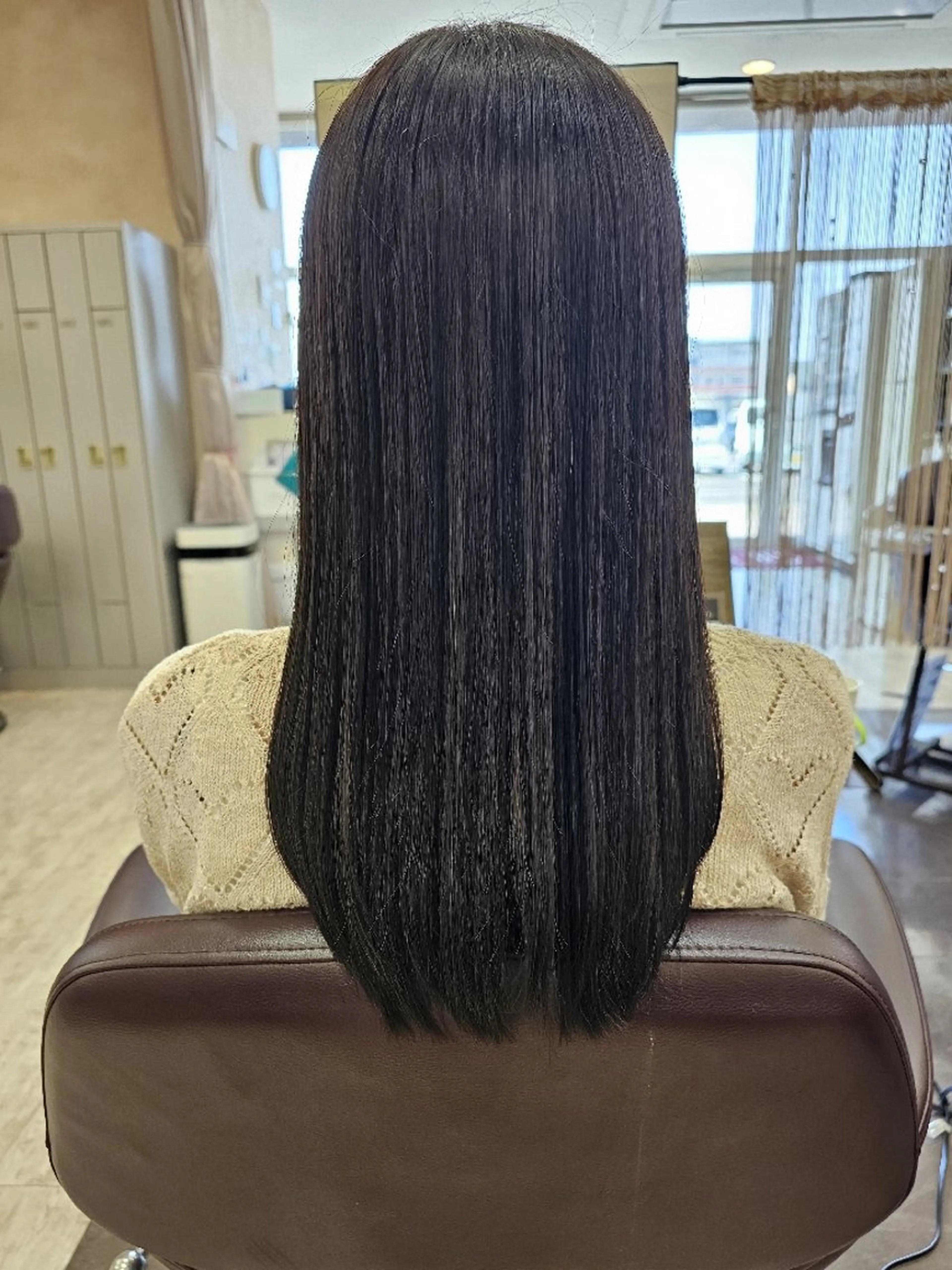 ロング カラー BENI岩沼たけくま 店 佐藤朱華のヘアスタイル