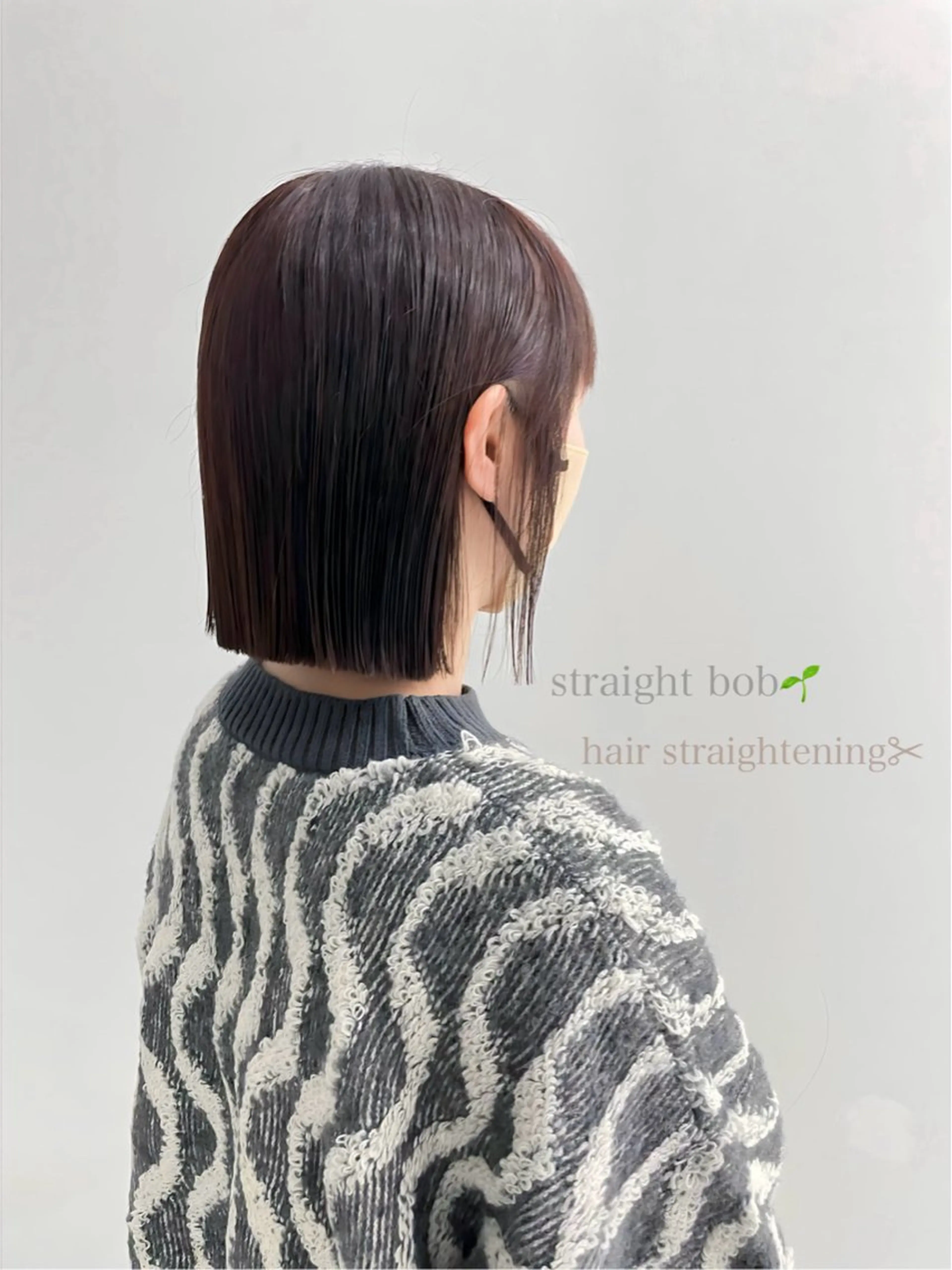 ショート カラー パーマ ボブ・ミニボブ 髪質改善カミオカのヘアスタイル