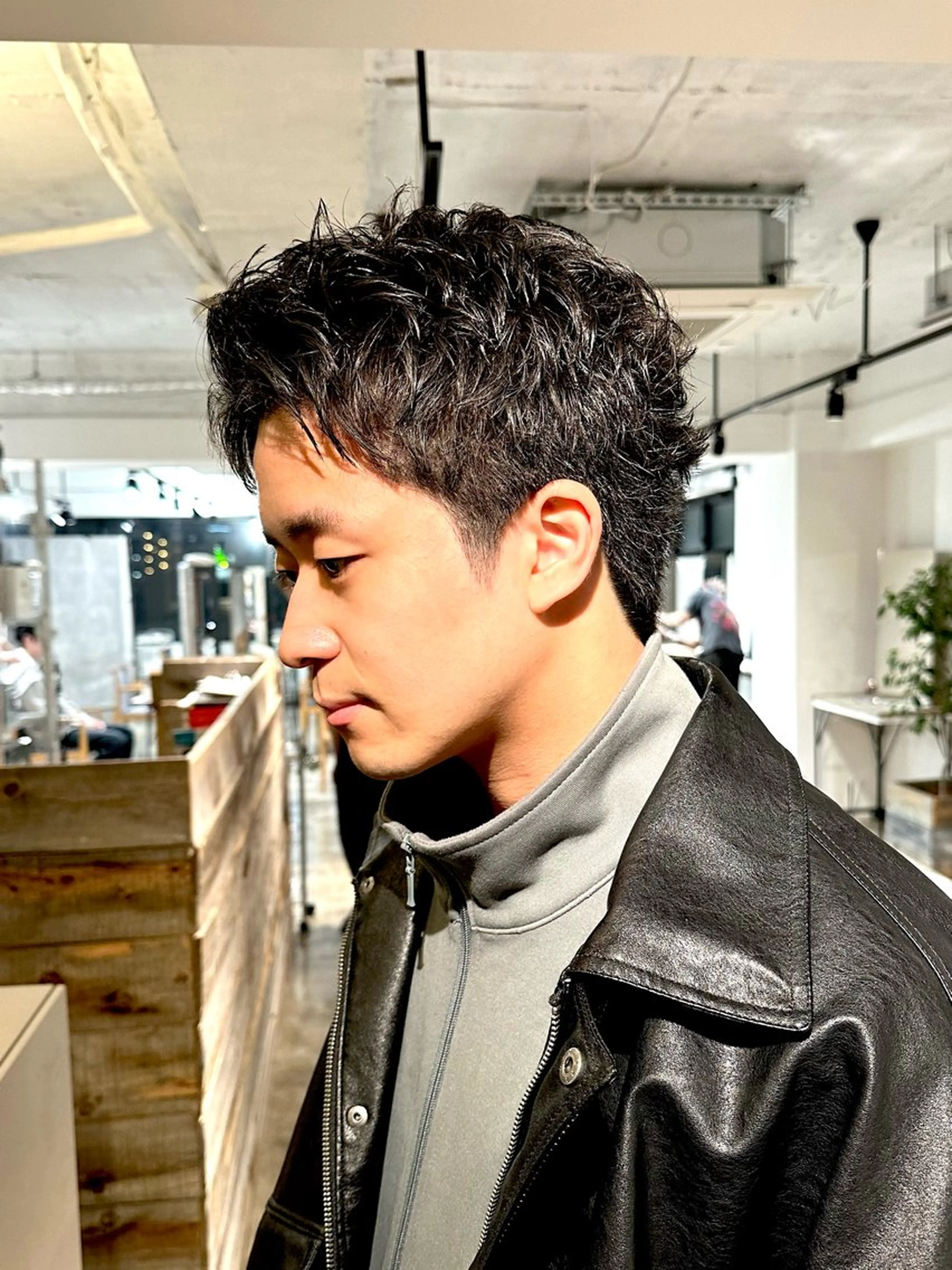 メンズ メンズパーマ スパイキーショート カット 骨格補正施術/メンズ 専門美容師/YUYAのヘアスタイル