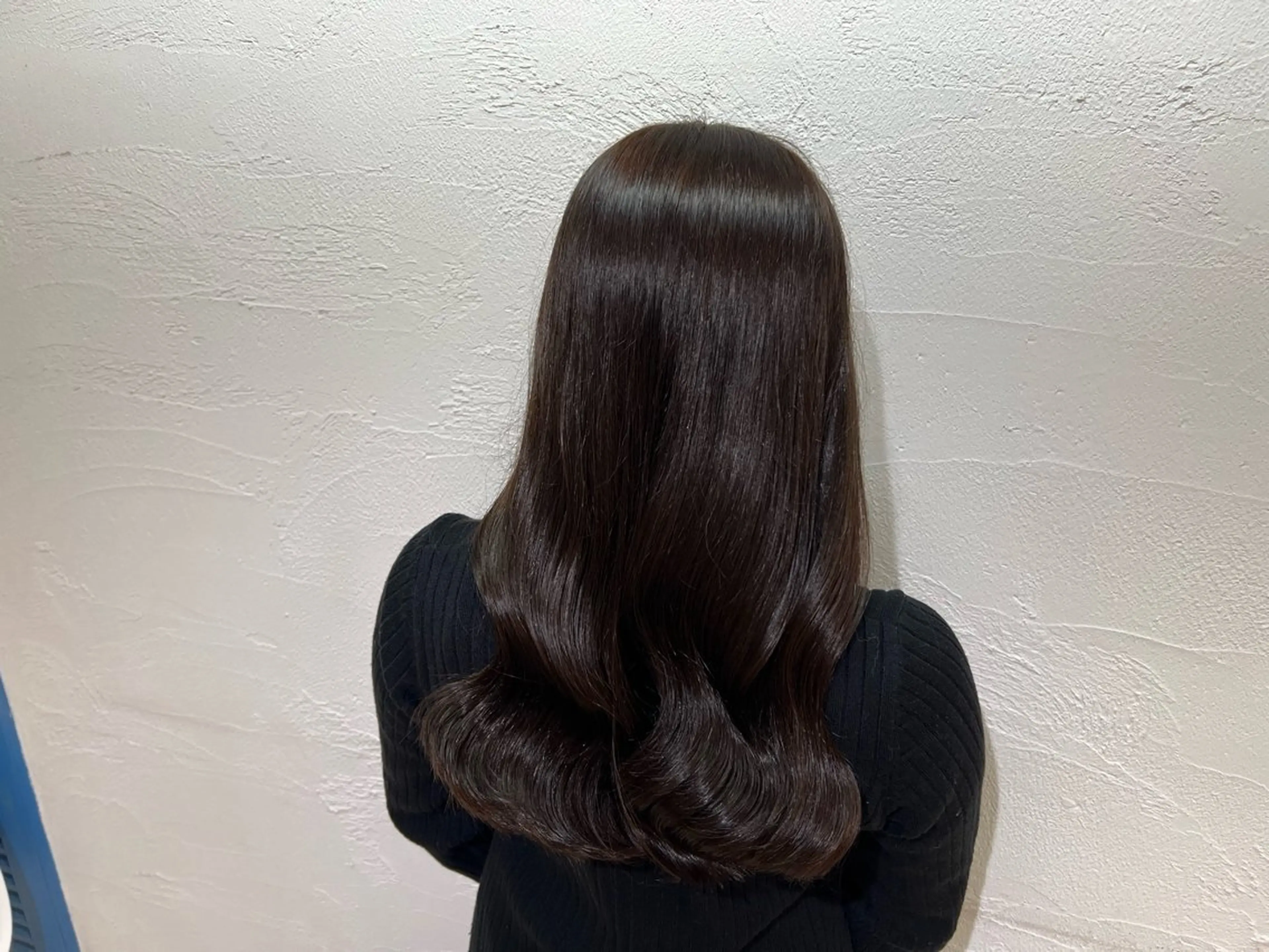 ロング カラー カット ヘアカラー トリートメント 髪質改善縮毛矯正× 艶髪カラー板垣智大のヘアスタイル
