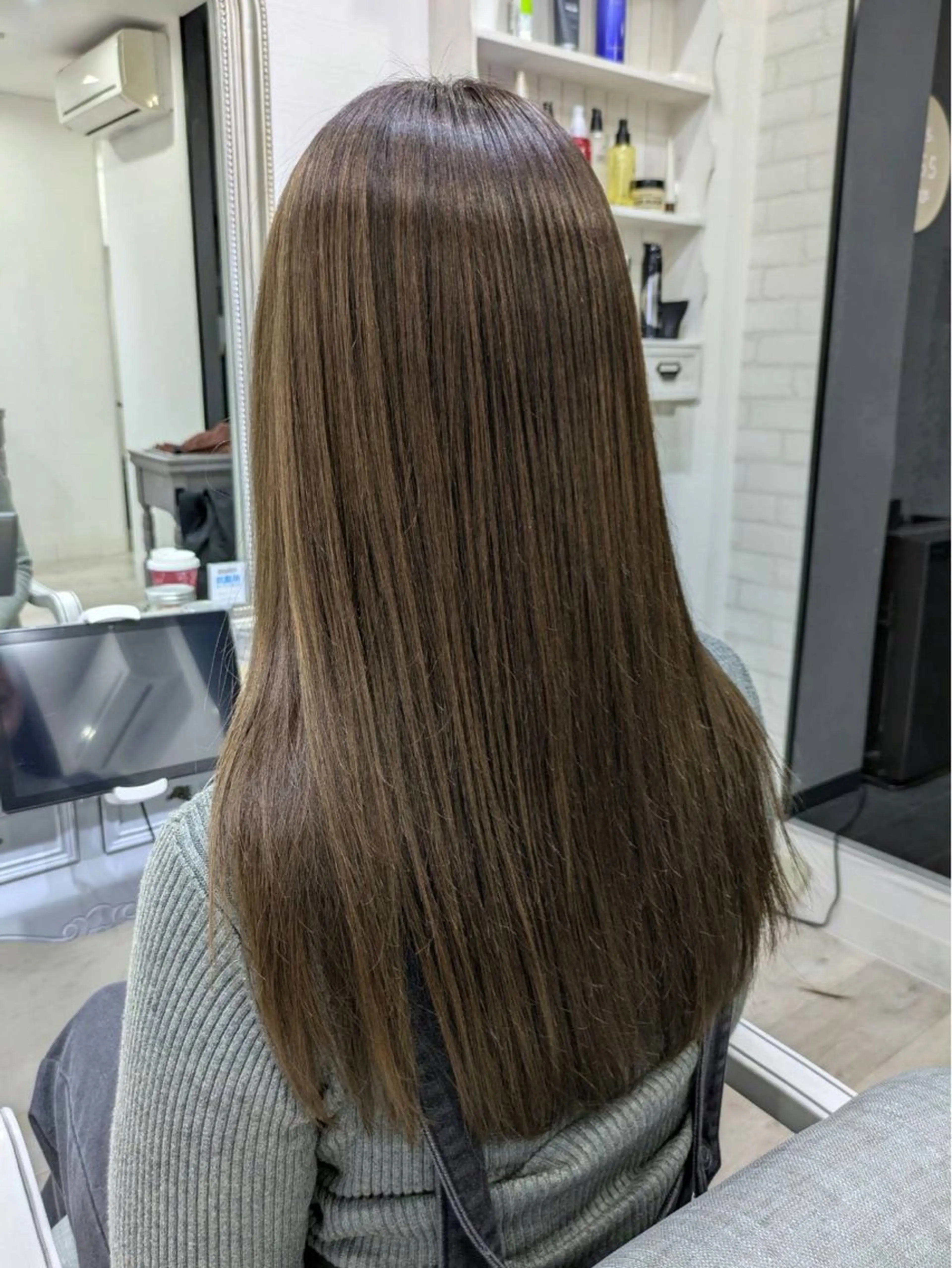 ロング 縮毛矯正 カット 縮毛矯正 トリートメント Aulii by illu hair/アウリイ バイイルヘアー所属・ミヤザキ マサユキのヘアスタイル