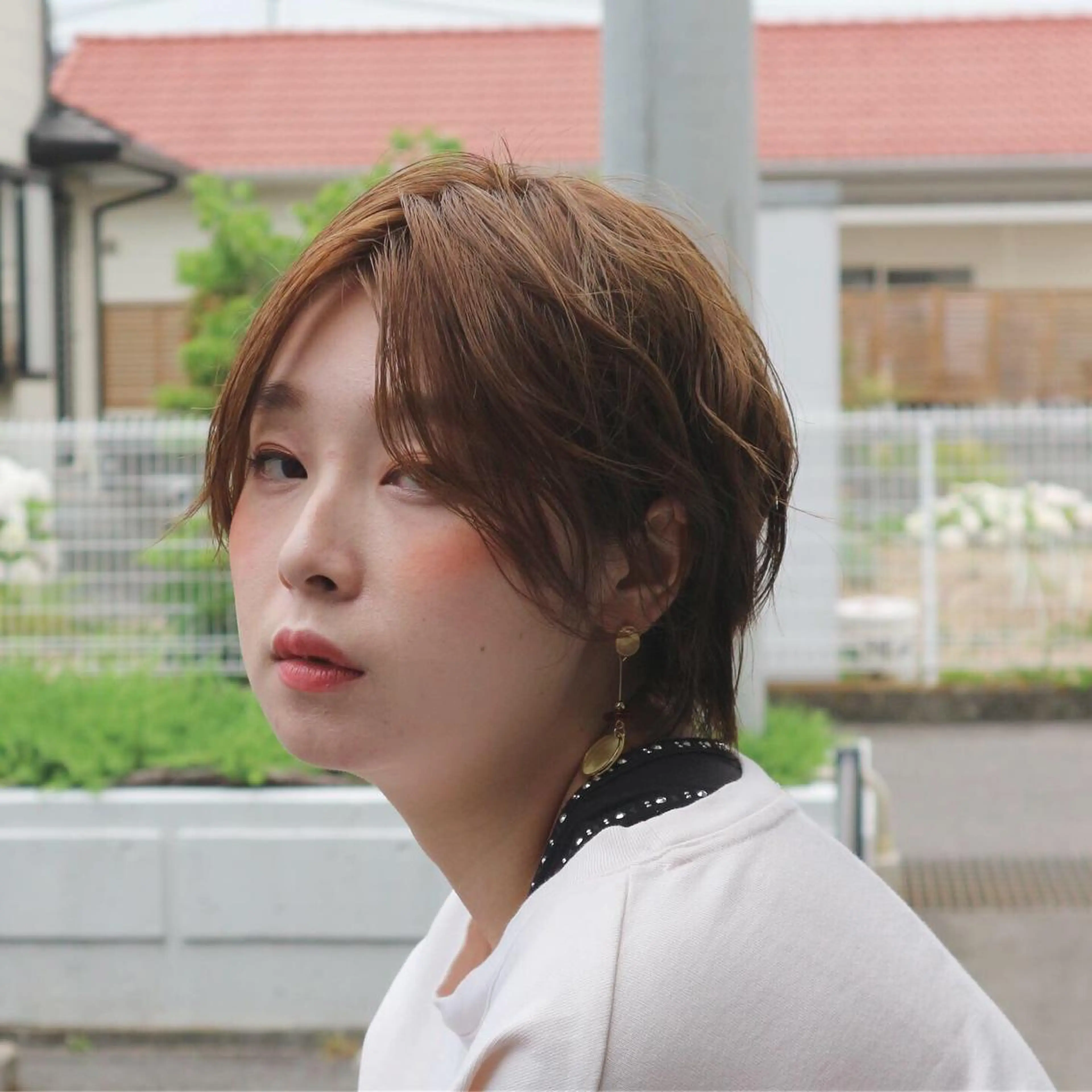 ショート ショートヘア ヘアカラー トリートメント 松本 剛成のヘアスタイル