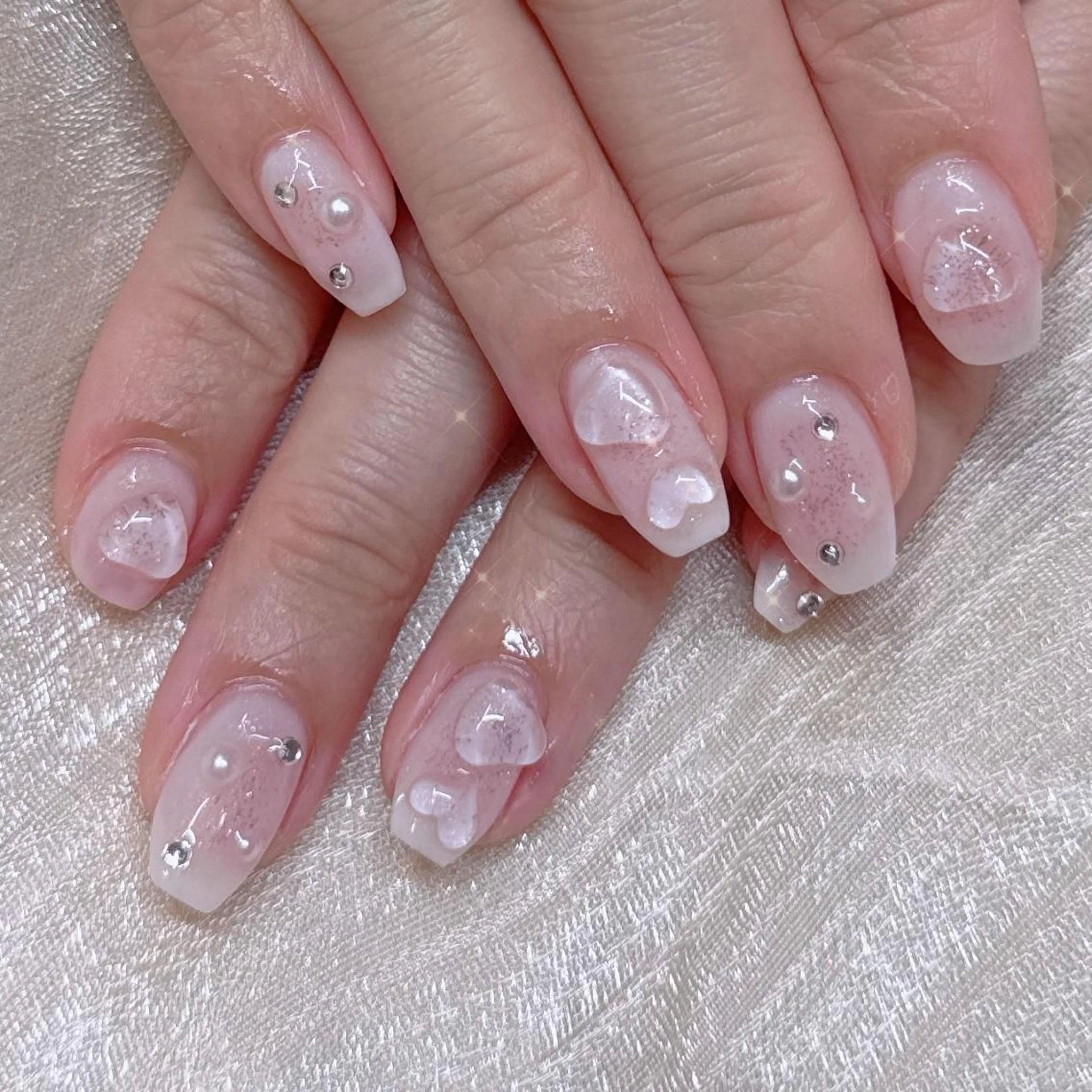ネイル ハンドネイル 🦋桃子 🦋のネイルデザイン