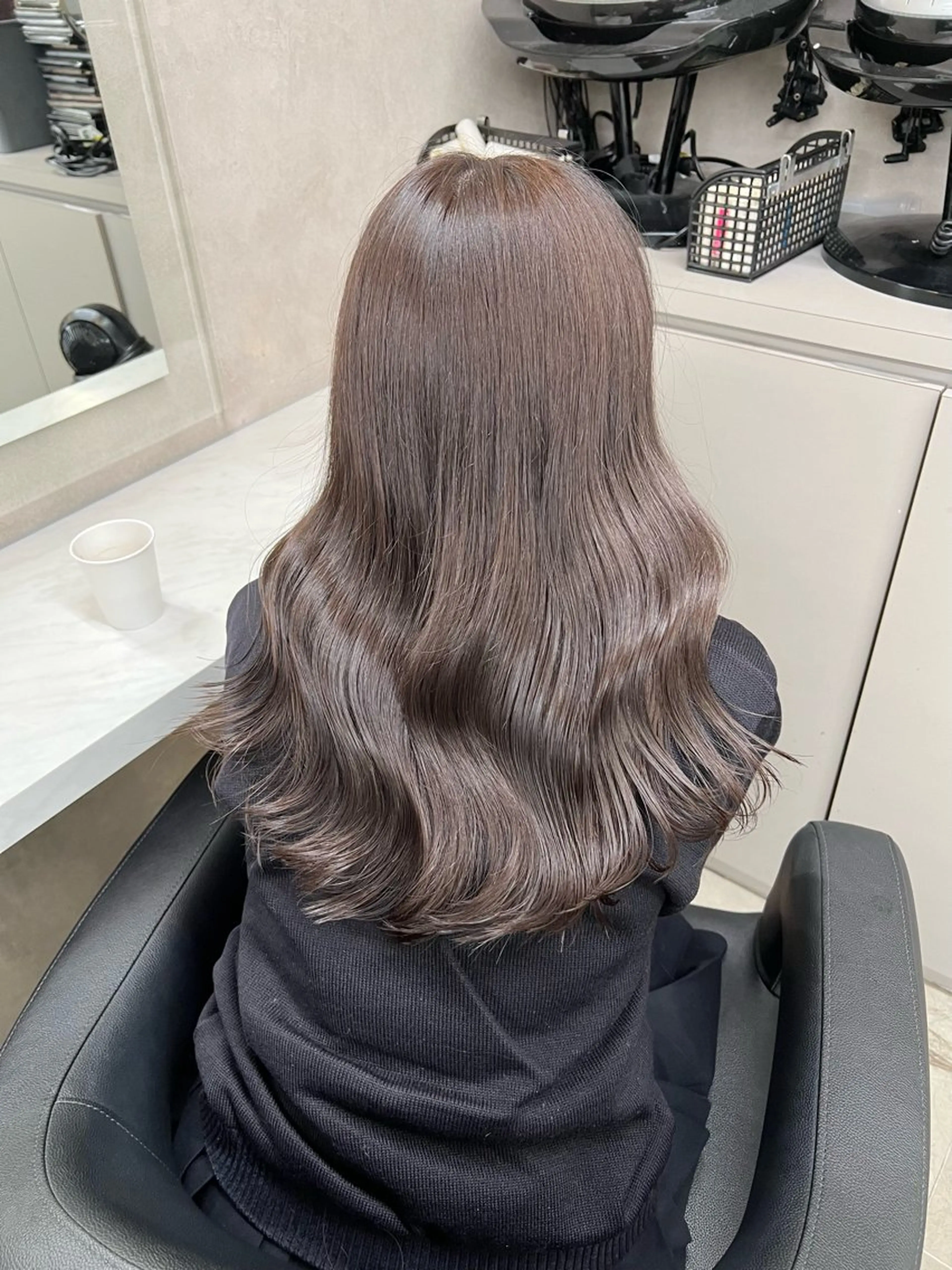 セミロング 💍レイヤーカット 艶髪💍亘紘輝のヘアスタイル