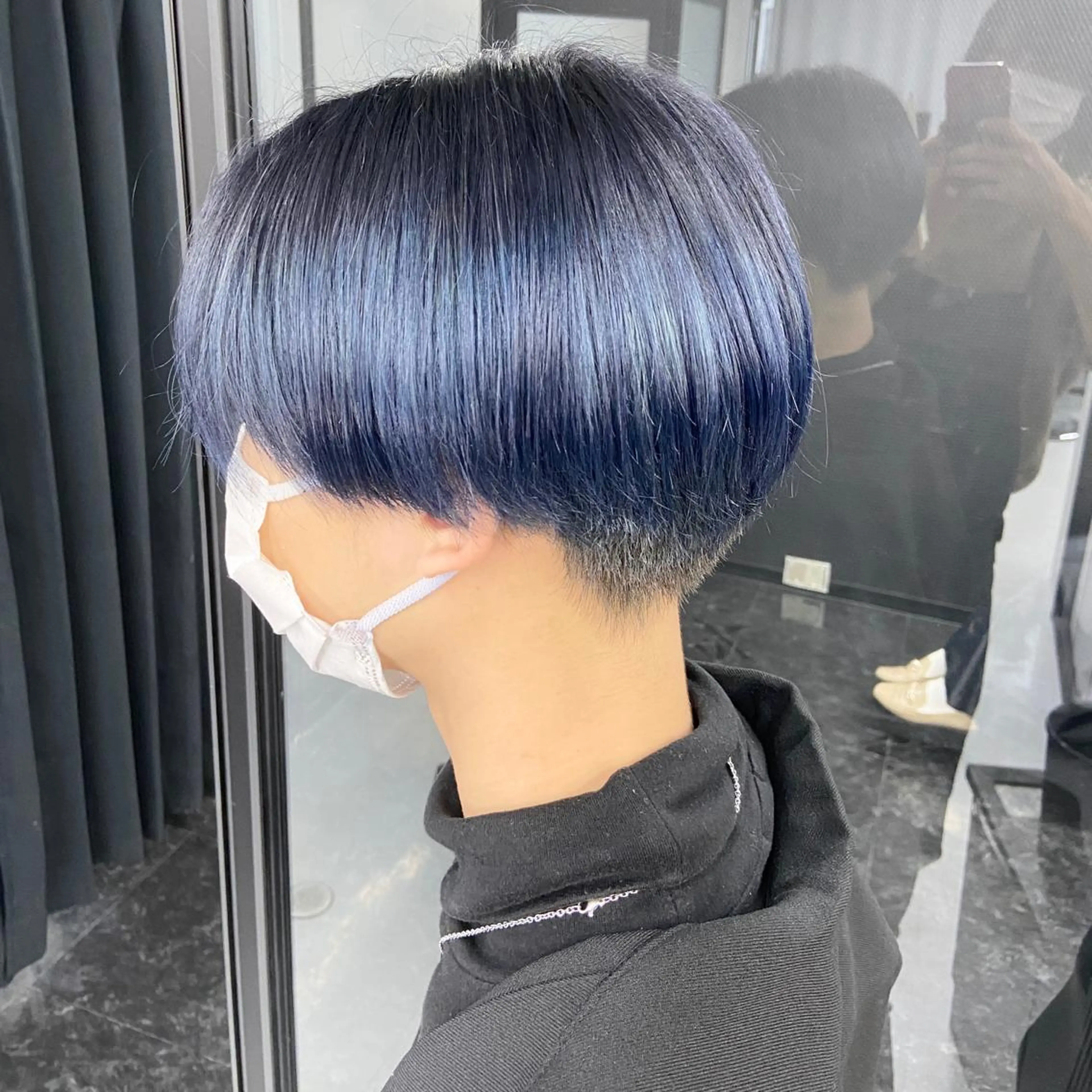 ショート カラー メンズ メンズハイトーン ハイトーンカラー ヘアカラー トリートメント ミルボンAujua認定サロン Ria OSAKA 梅田所属・メンズ、エクステ特化 Ryuのヘアスタイル