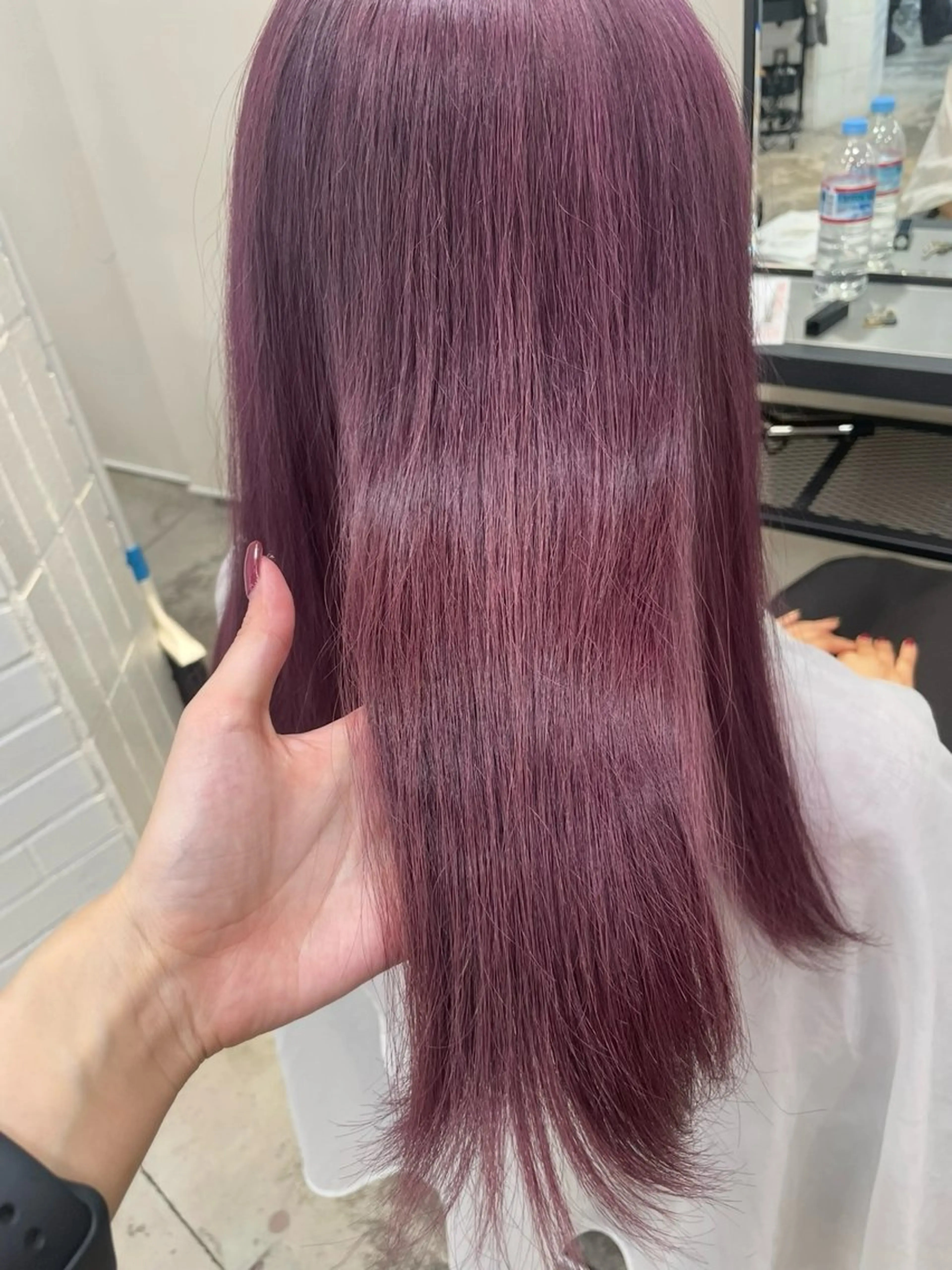 🍓ダブルカラー🍓ブリーチ込み＋お好みカラー✨️ダメージ補修トリートメント🎀🪄の写真