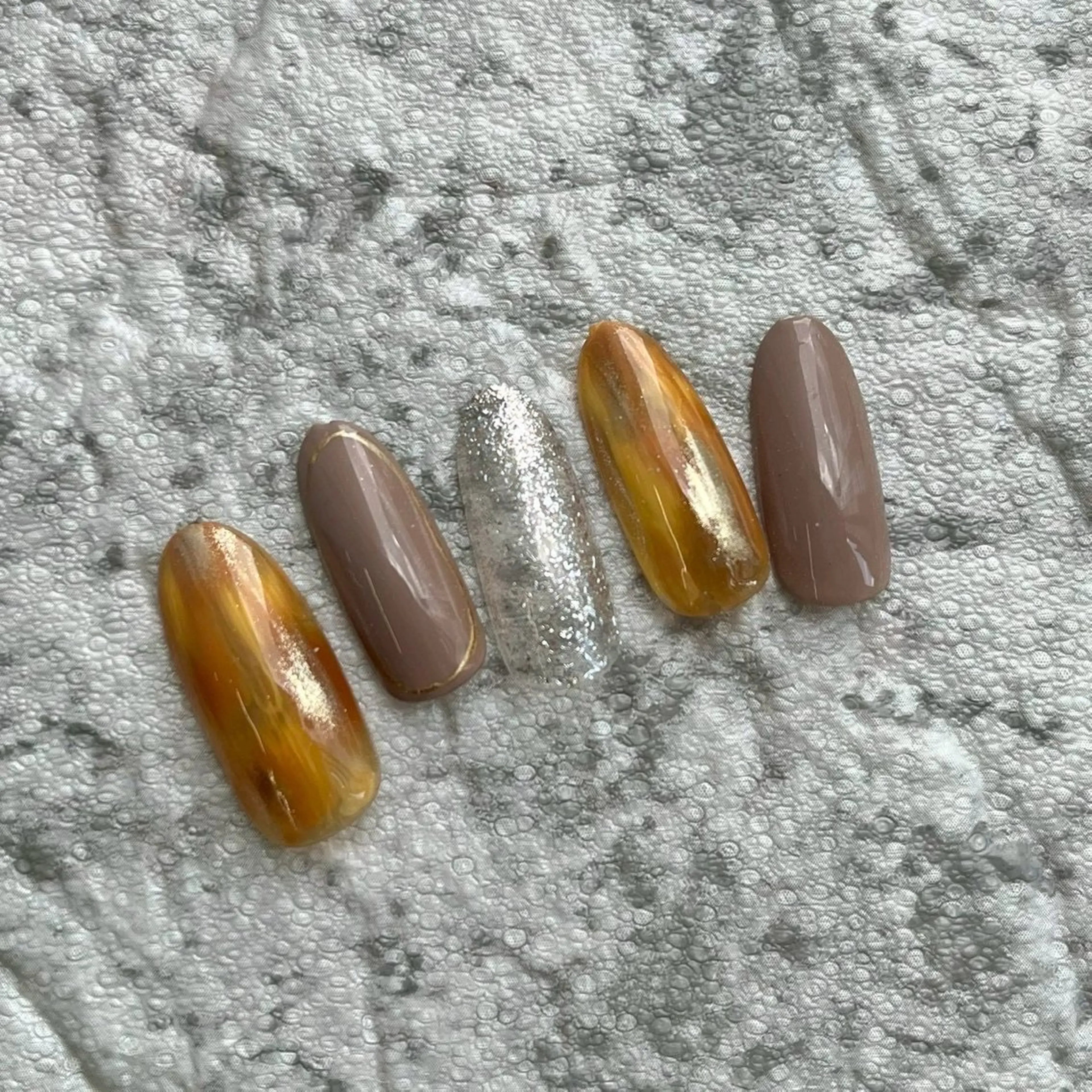 ネイル ⭐︎休業中の練習⭐︎ JNA認定講師髙橋のネイルデザイン