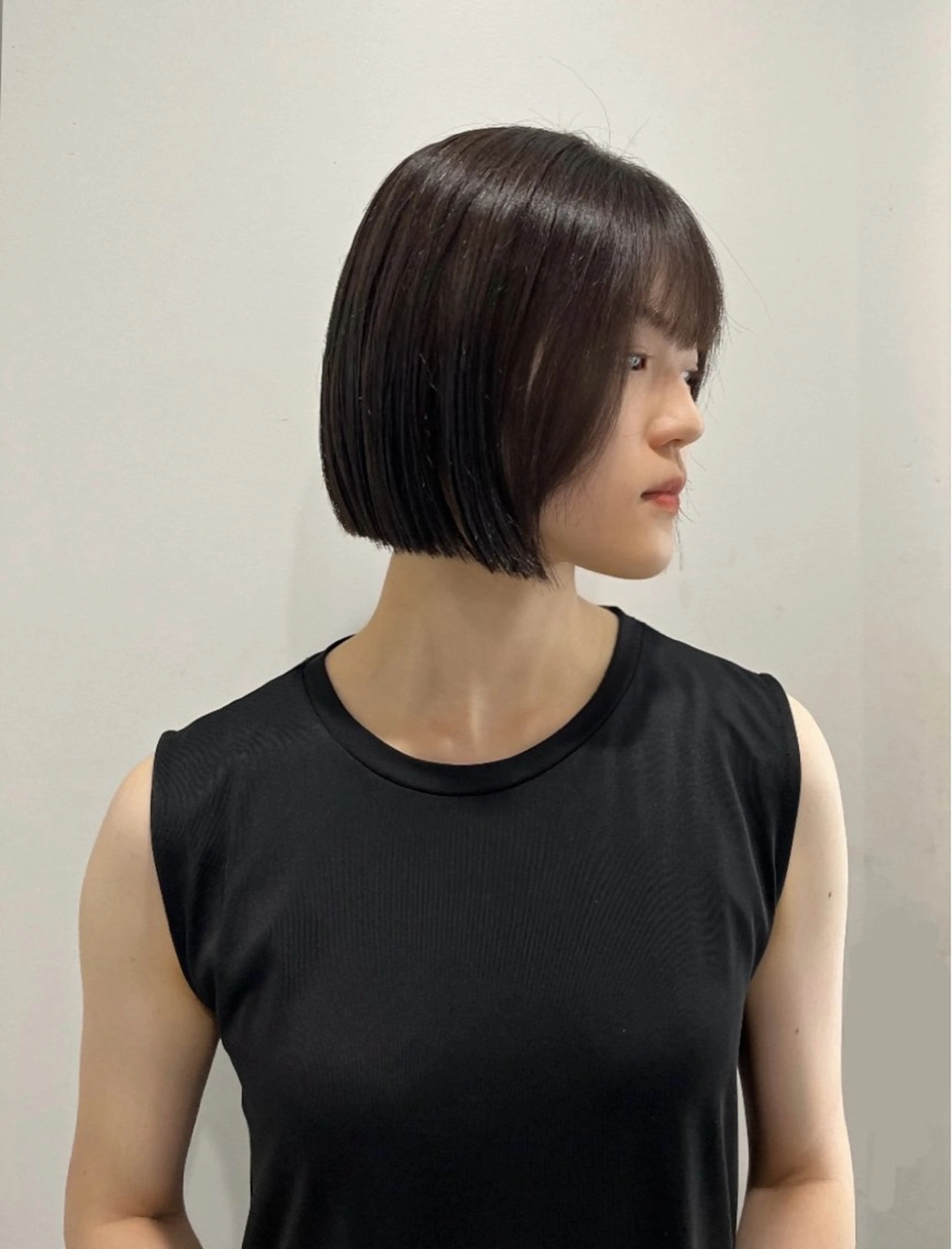 ショート ボブ 縮毛矯正/ハイトーン /パーマ/前原汐🎐のヘアスタイル