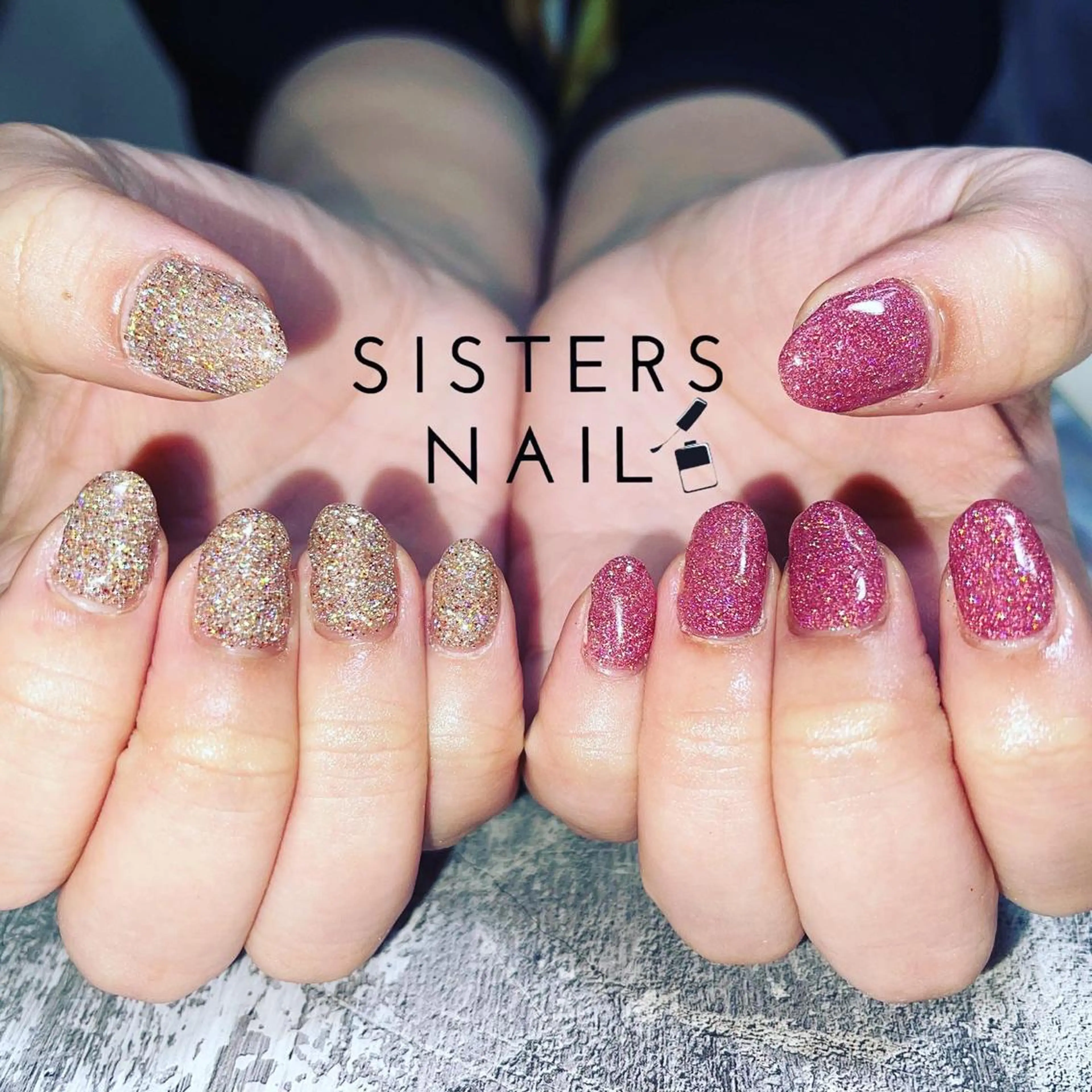 ネイル アートネイル フラッシュネイル ラメ(グリッター) ワンカラーネイル 冬ネイル sisters nail.fのネイルデザイン