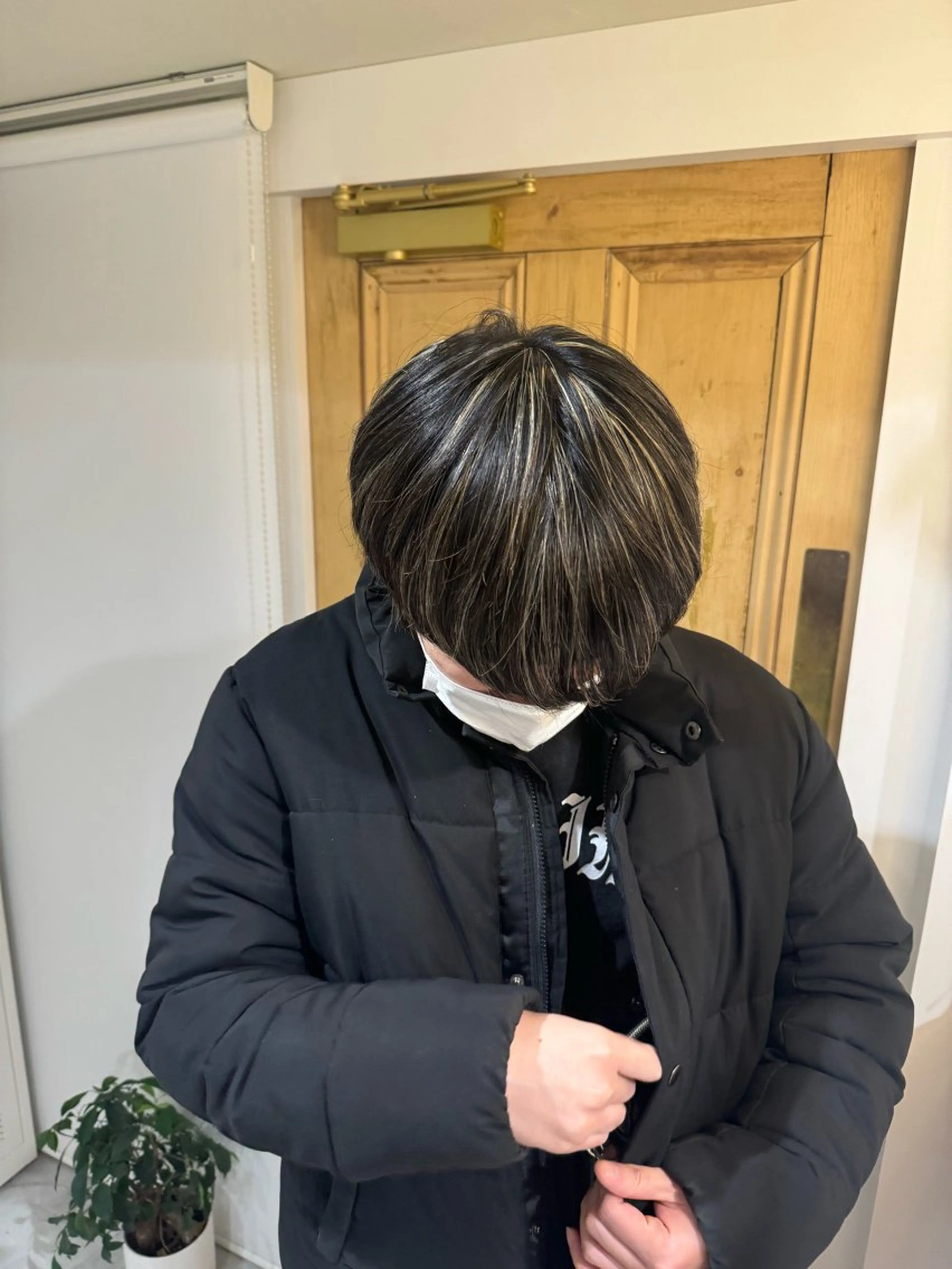 ショート カラー メンズ ヘアカラー 中澤 眸乃のヘアスタイル