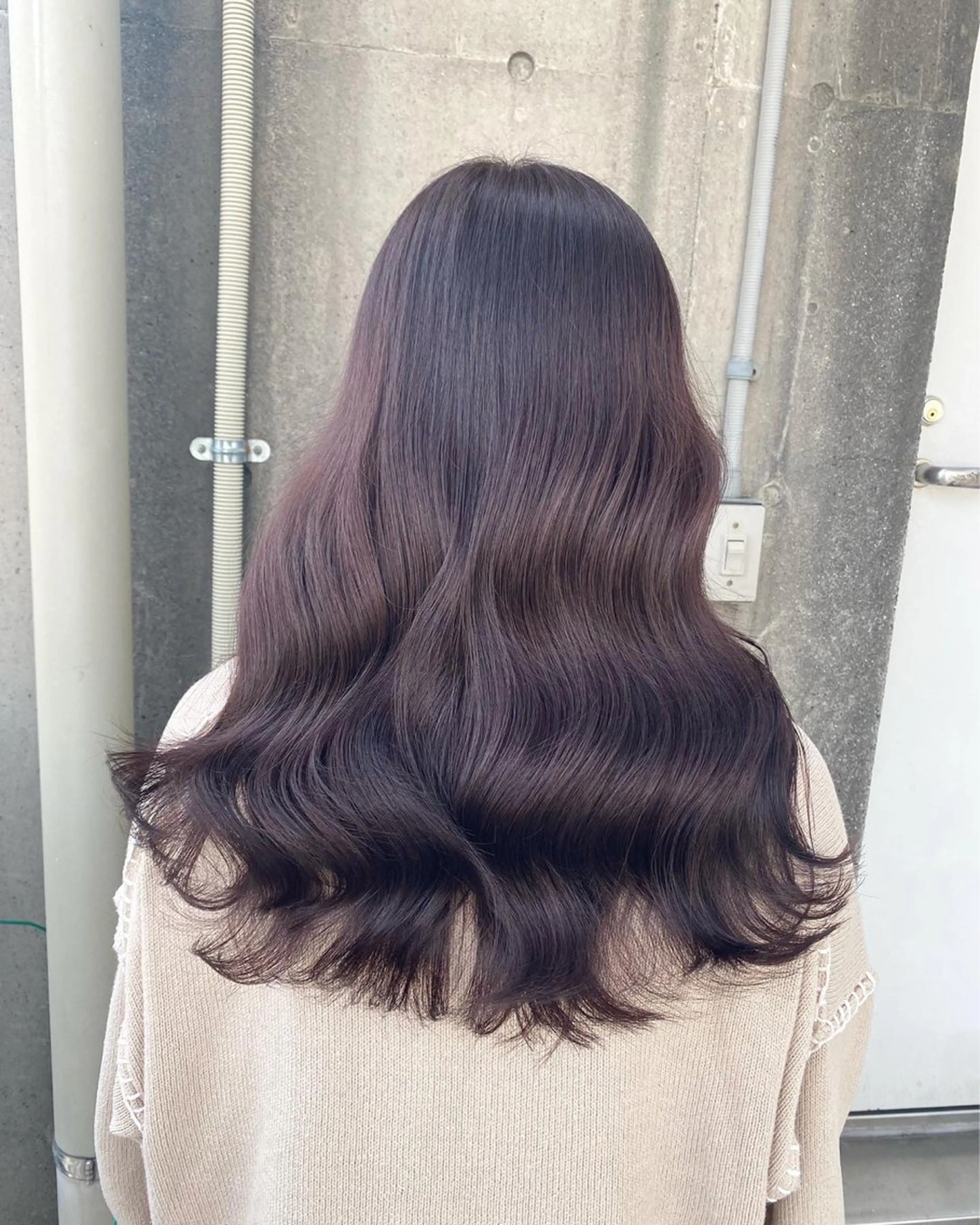 ロング カラー ヘアアレンジ ブリーチ 透明感カラー ブリーチなしカラー 上品な透明感カラー 寒色＆暖色ヘア💗のヘアスタイル