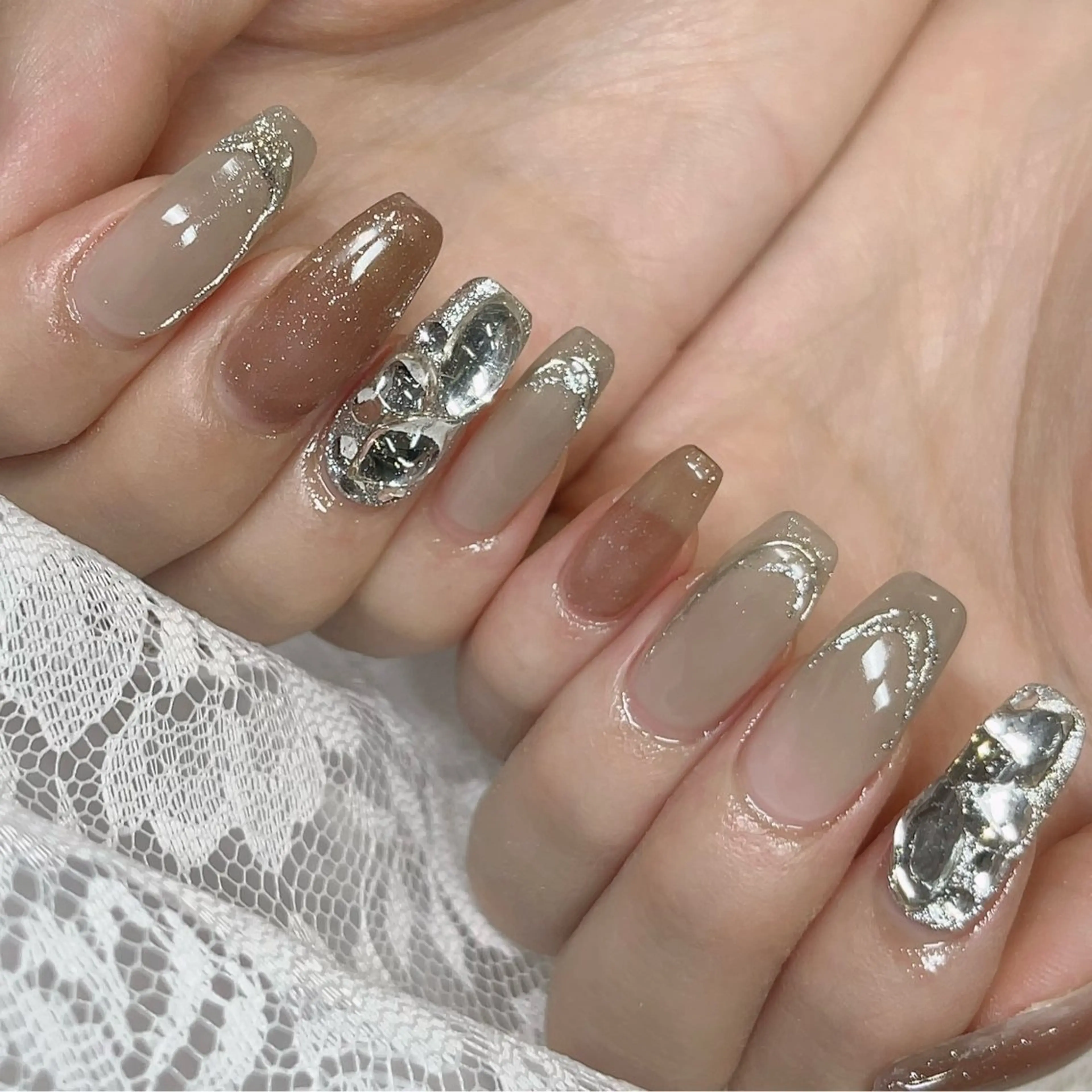 ネイル ハンドネイル re； nailのネイルデザイン