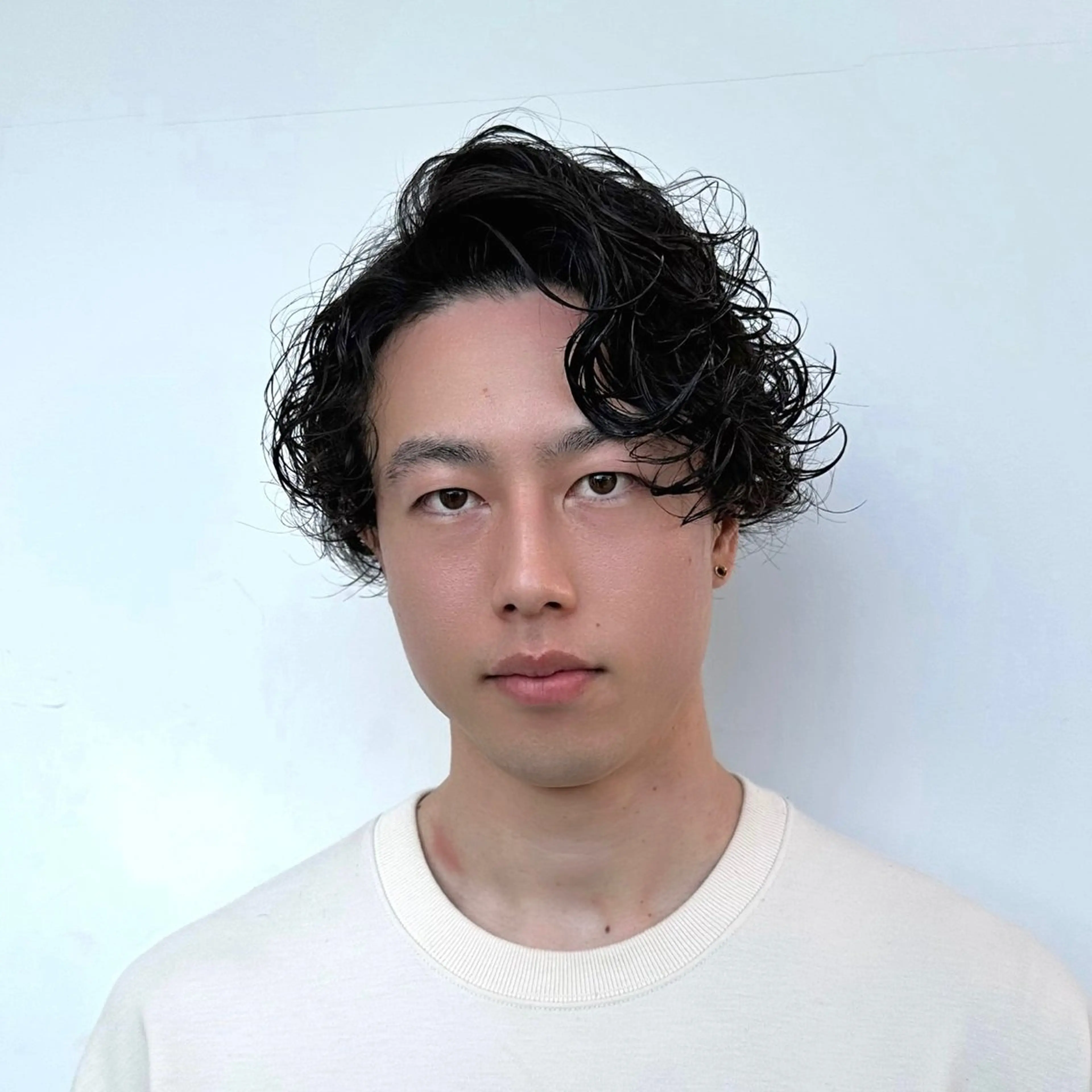 ミディアム カラー パーマ メンズ ミディアムパーマ カルマパーマ メンズパーマ スペインカール ツイストスパイラルパーマ 大人男子ヘア 💈メンズ特化吉田のヘアスタイル