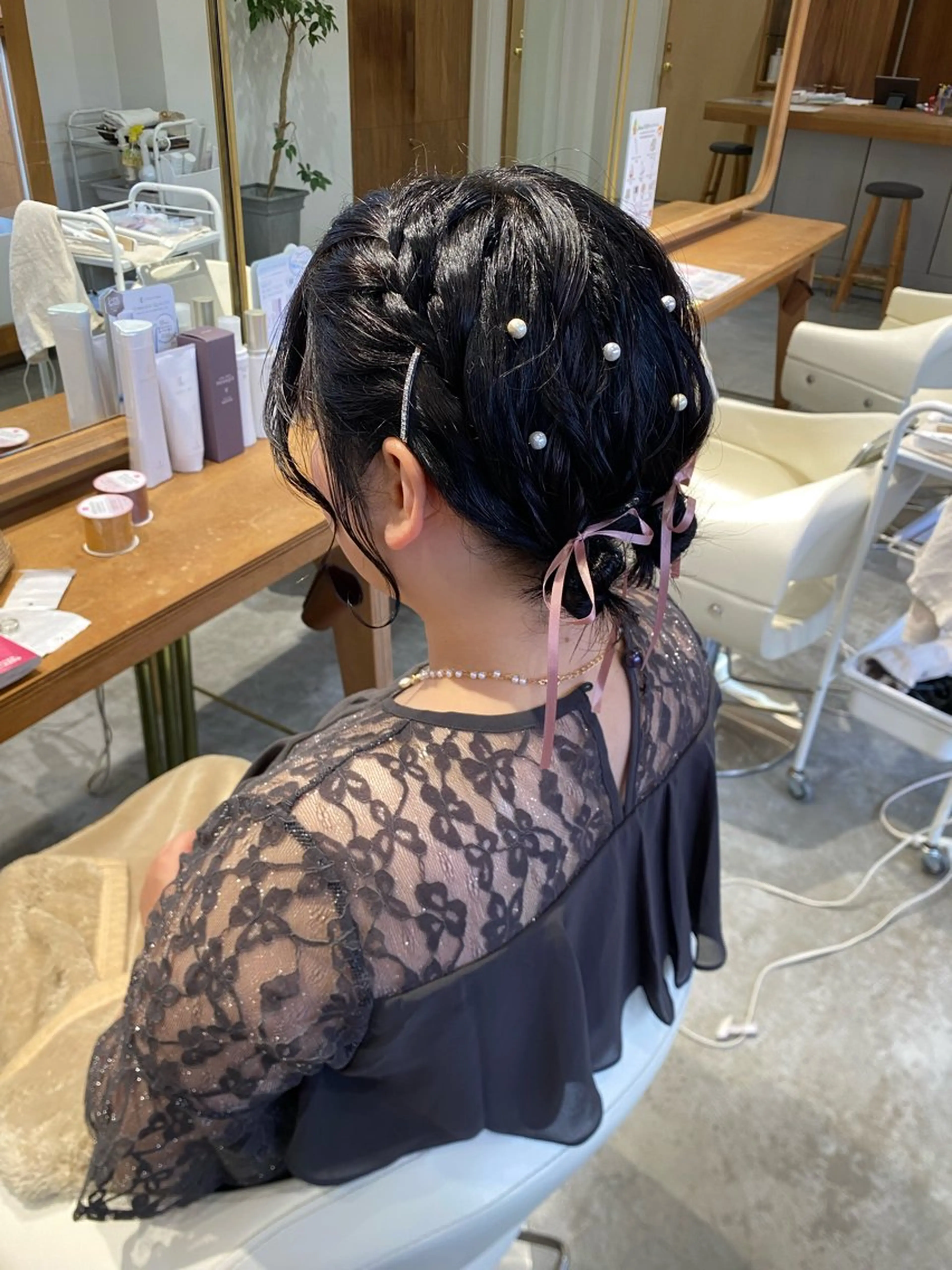 ショート ヘアアレンジ ヘアセット fulam所属・MIKU ／fulamのヘアスタイル