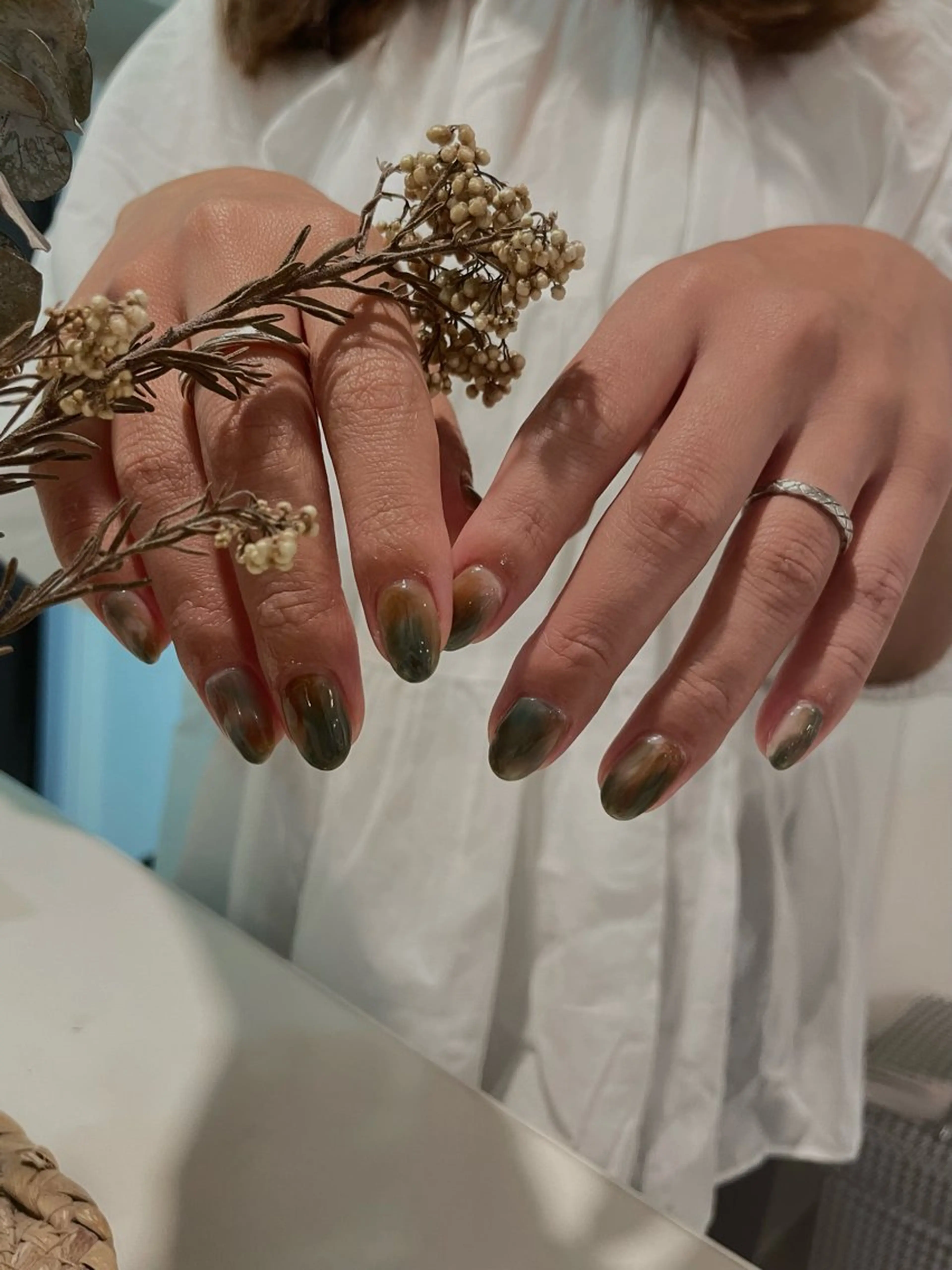 ネイル ニュアンスネイル ハンドネイル Dig.nail Marinoのネイルデザイン