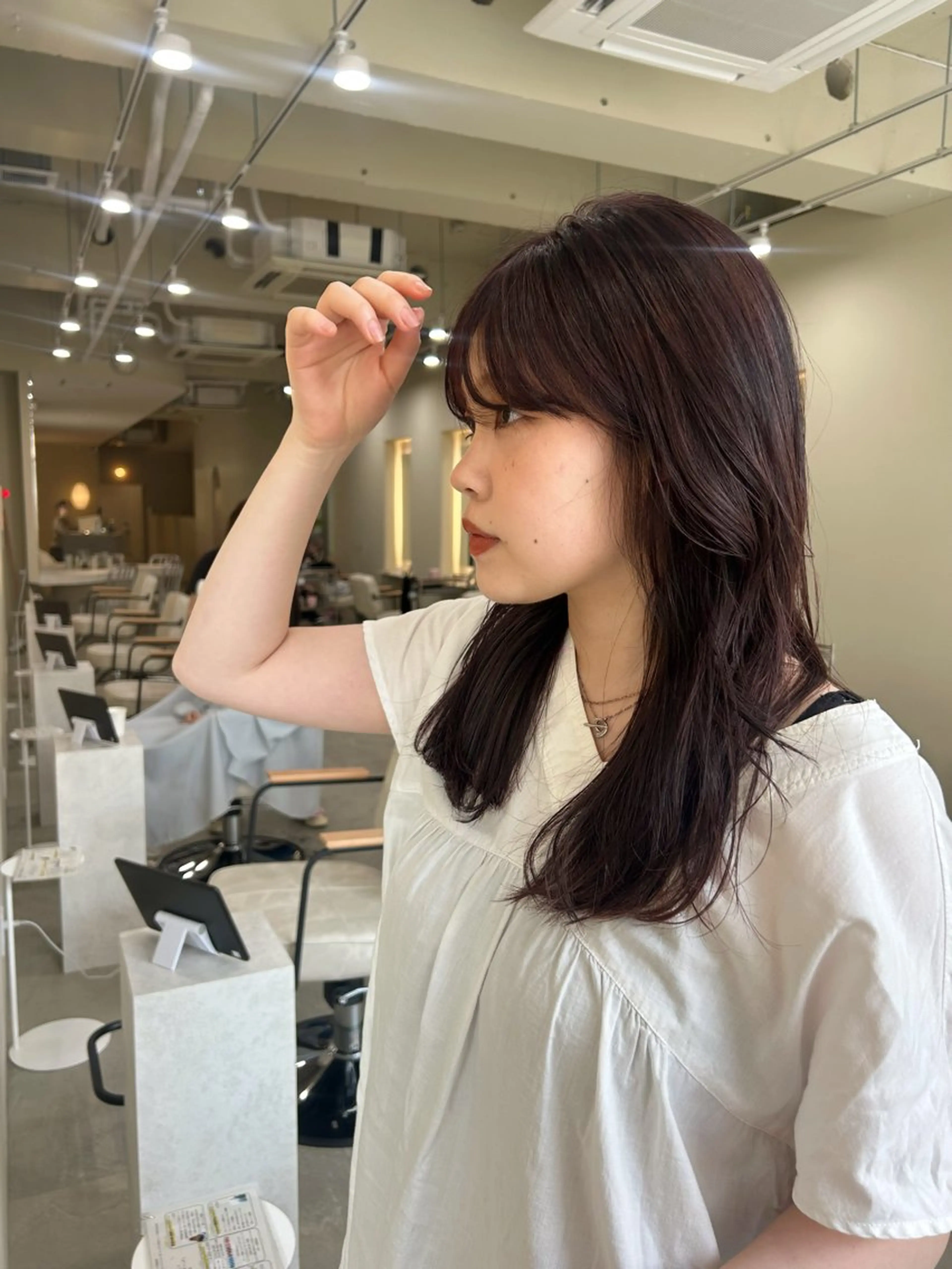 ロング カラー ラベンダーカラー ヘアカラー 🍒トレンドカラー/ mutsuki🍒のヘアスタイル