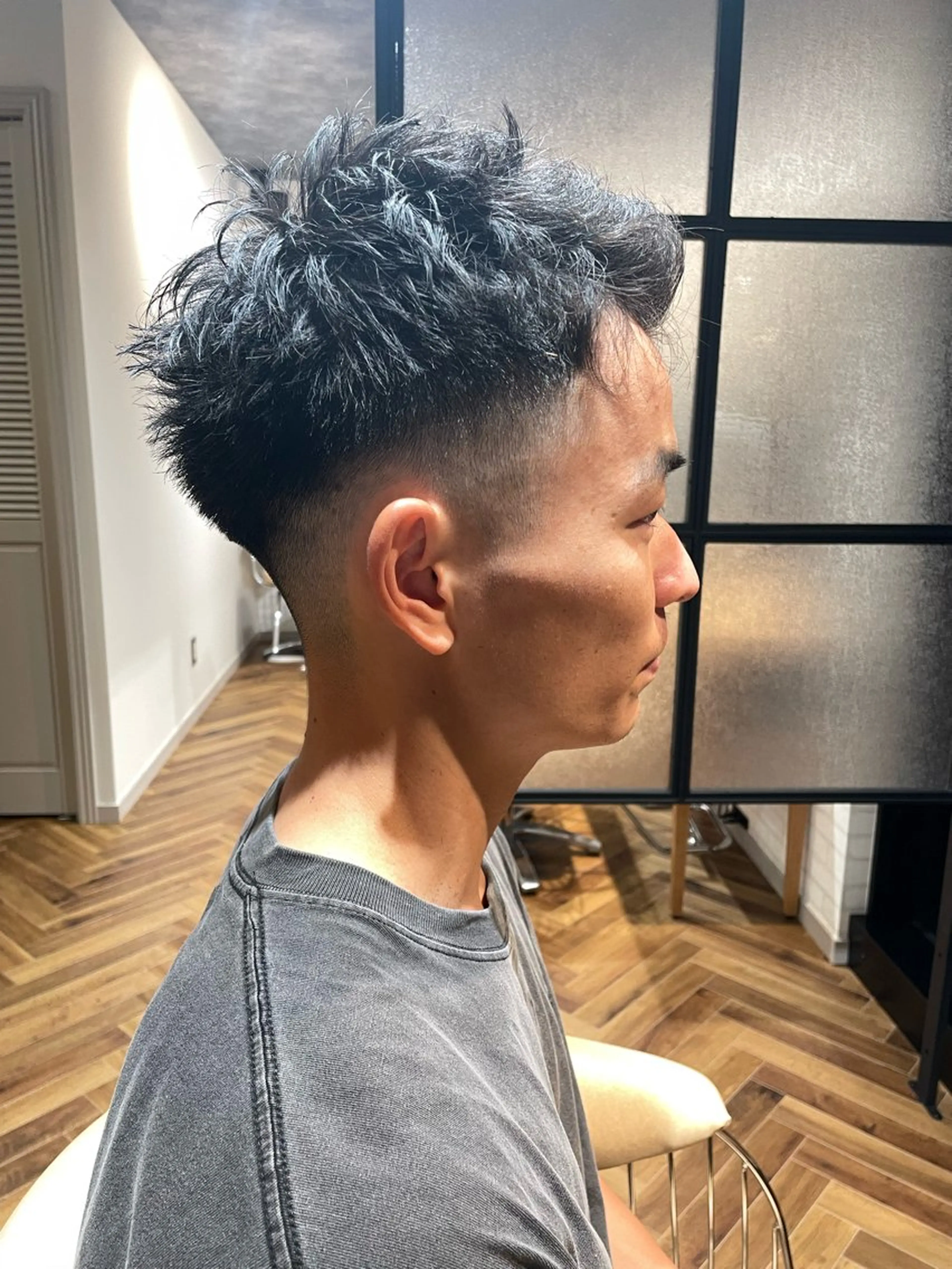 メンズ eyesburg W/est所属・ショートボブ 村上のヘアスタイル