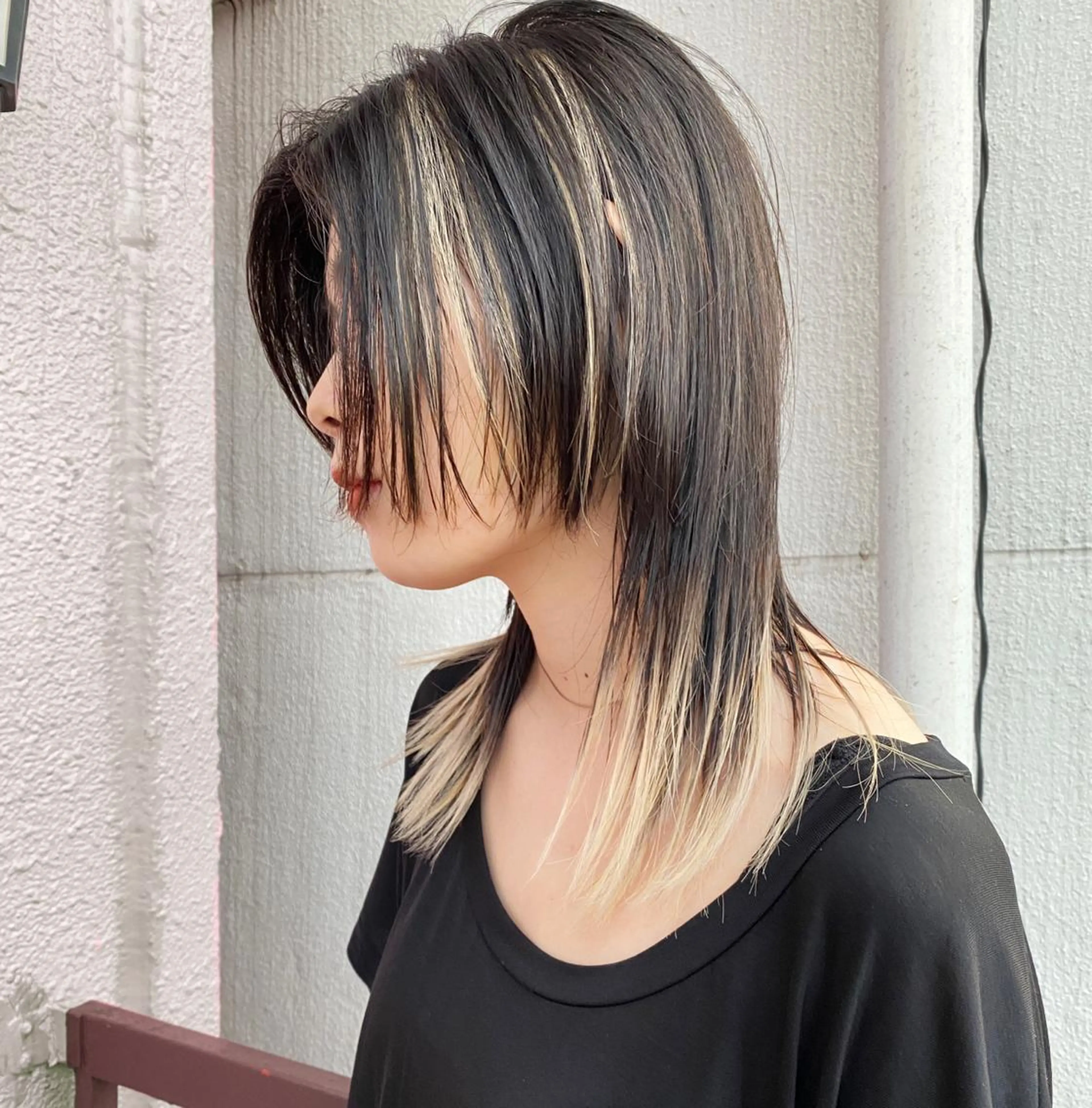 ミディアム カラー ヘアアレンジ 【姫カット】 ナカムラコウキのヘアスタイル