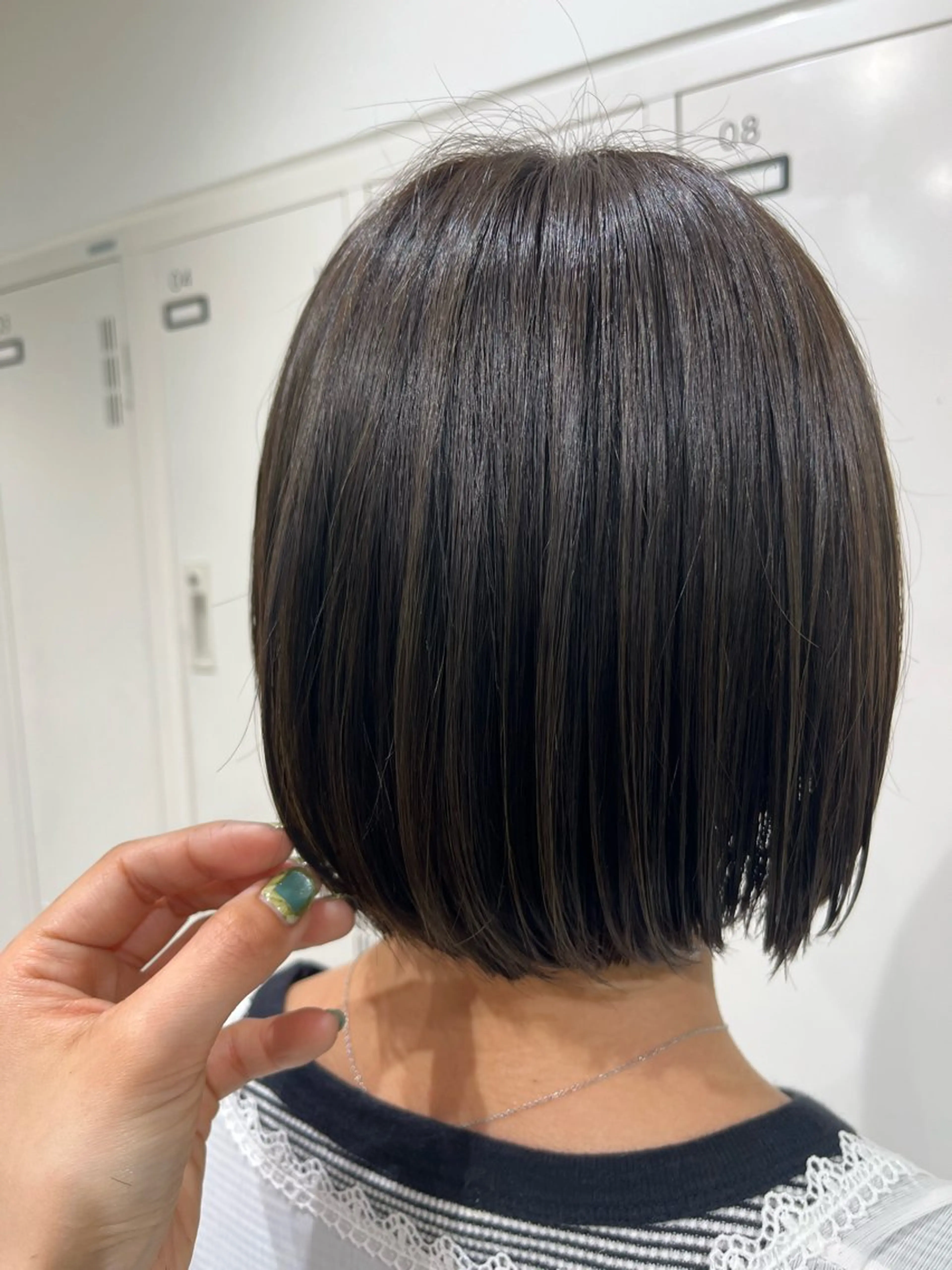 ショート カラー グレージュ オリーブグレージュ オリーブグレー カット ヘアカラー トリートメント メンズ縮毛矯正🦊ハ イトーン　RYOKAのヘアスタイル