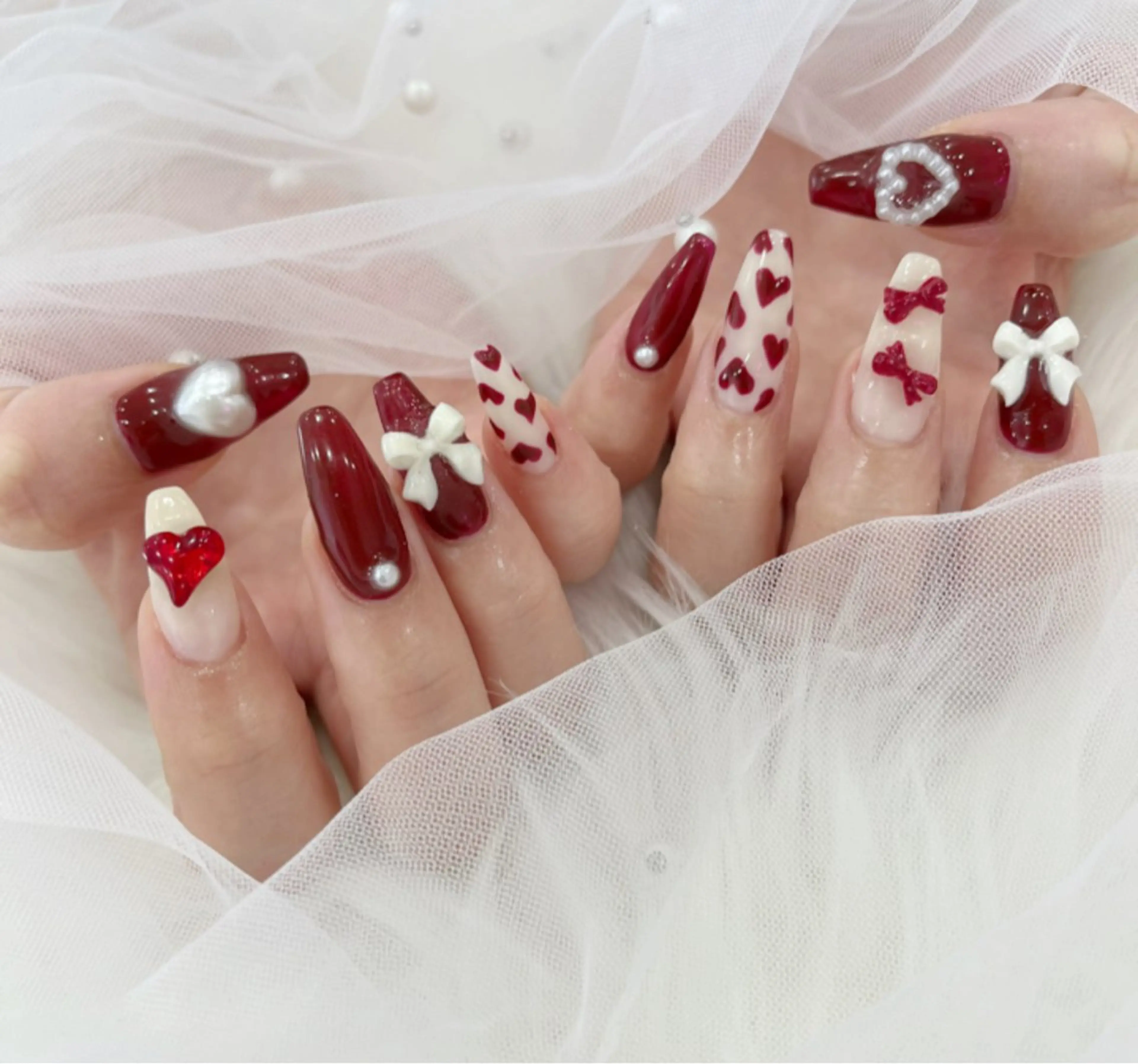 ネイル 長さ出し フットネイル ジェルネイル 韓国ネイル マグネットネイル #Amin所属・#Amin nail salonのネイルデザイン