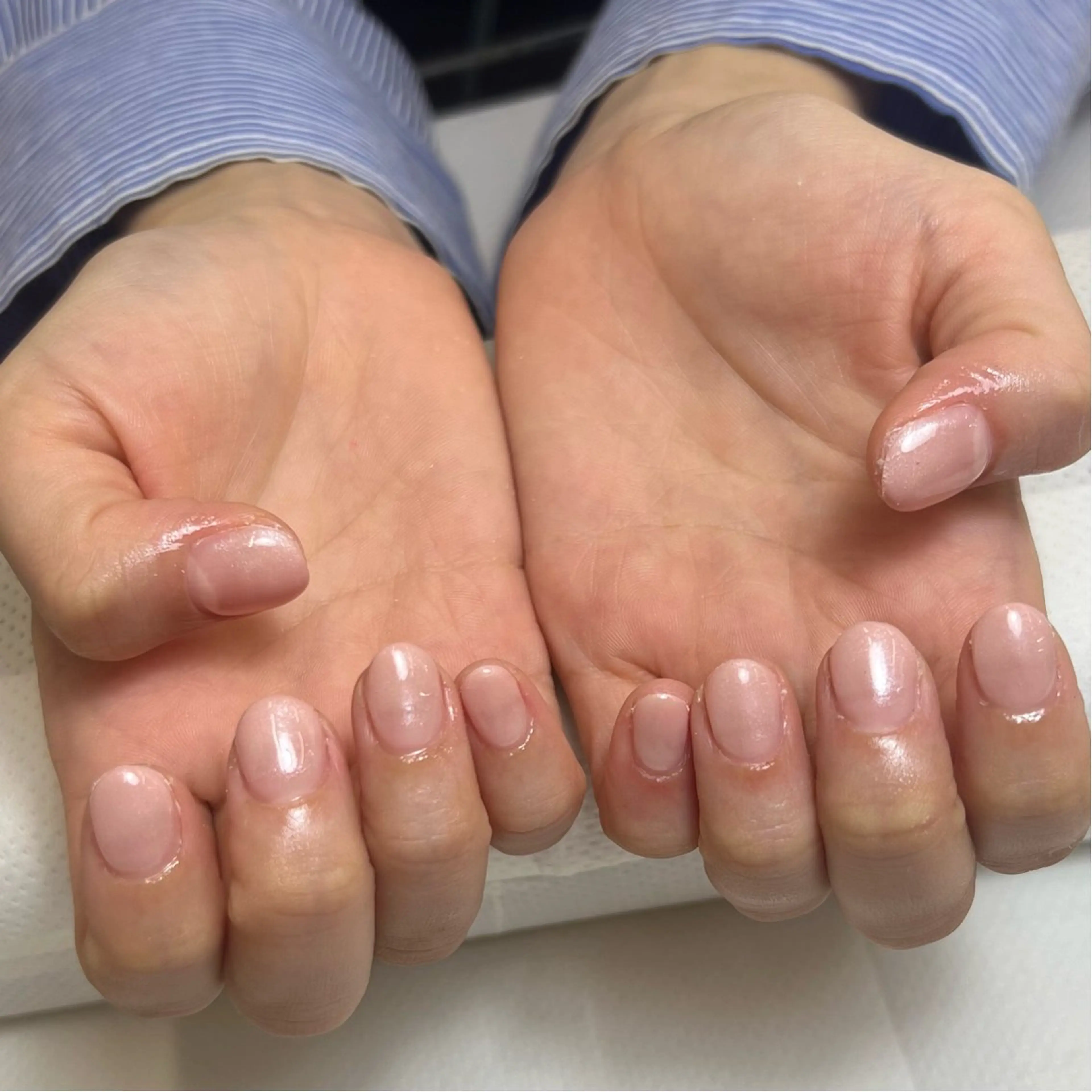 ネイル グラデーション ピンク ハンドネイル Nishimura Amiのネイルデザイン